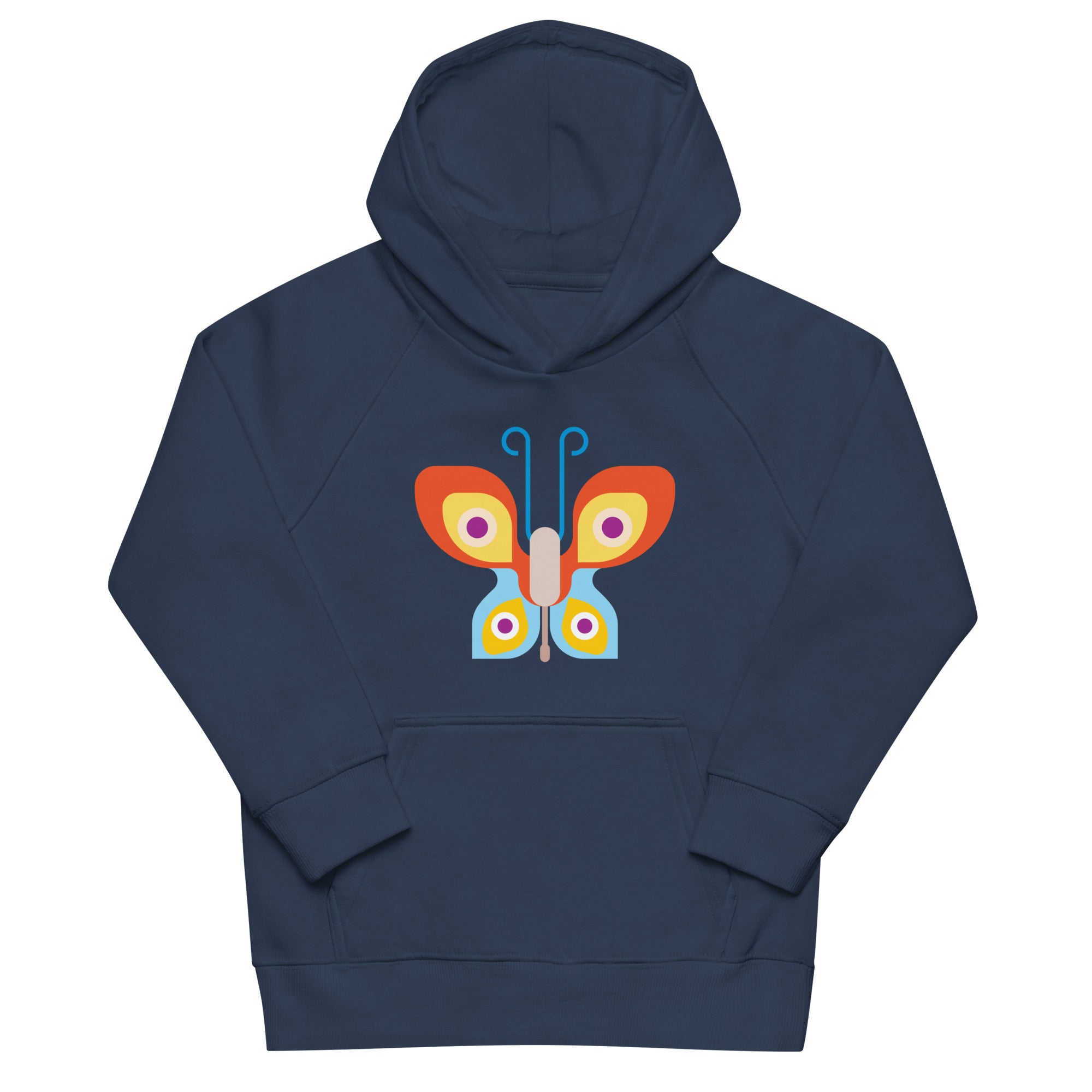 Kids eco hoodie-Butterfly