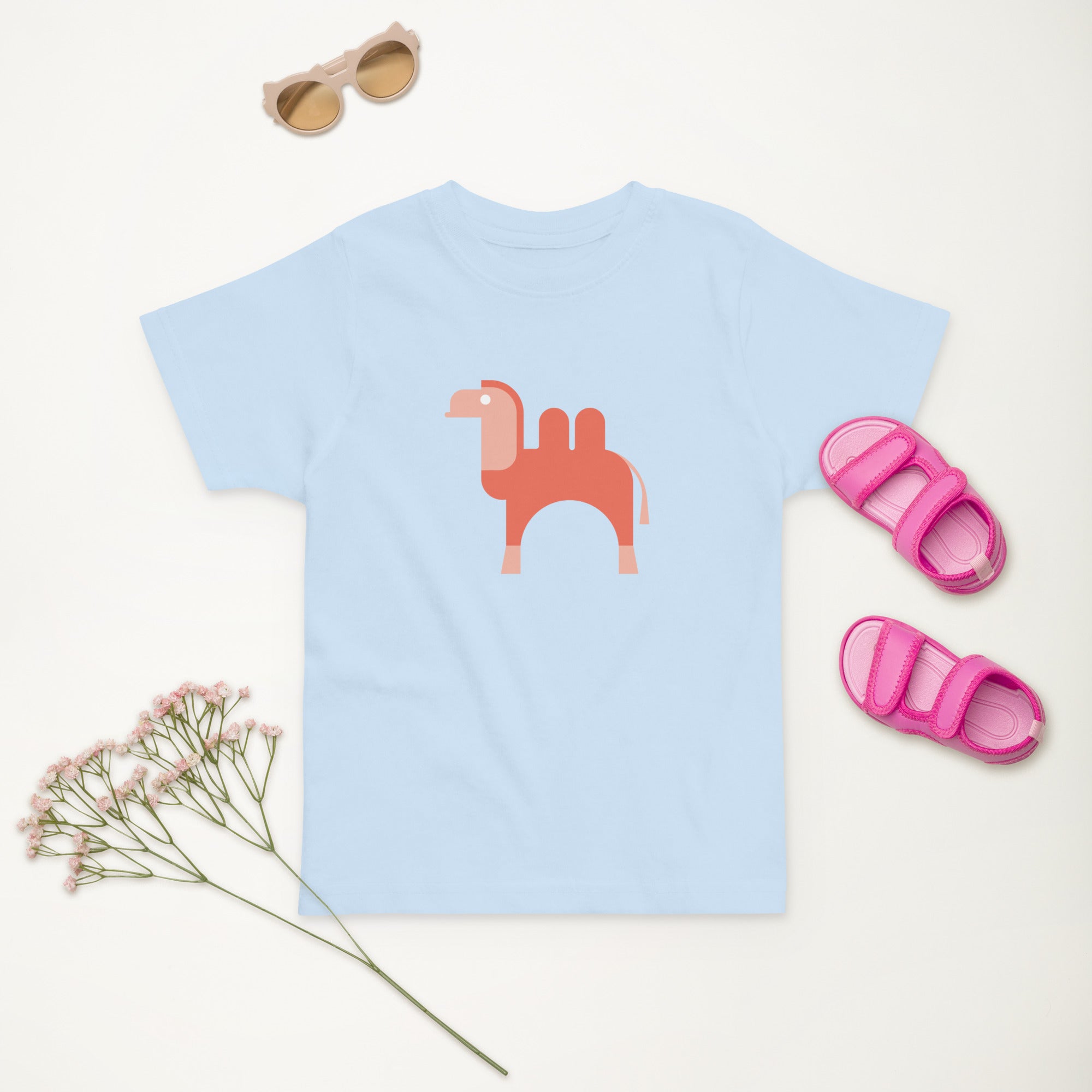 Toddler jersey t-shirt-Camel