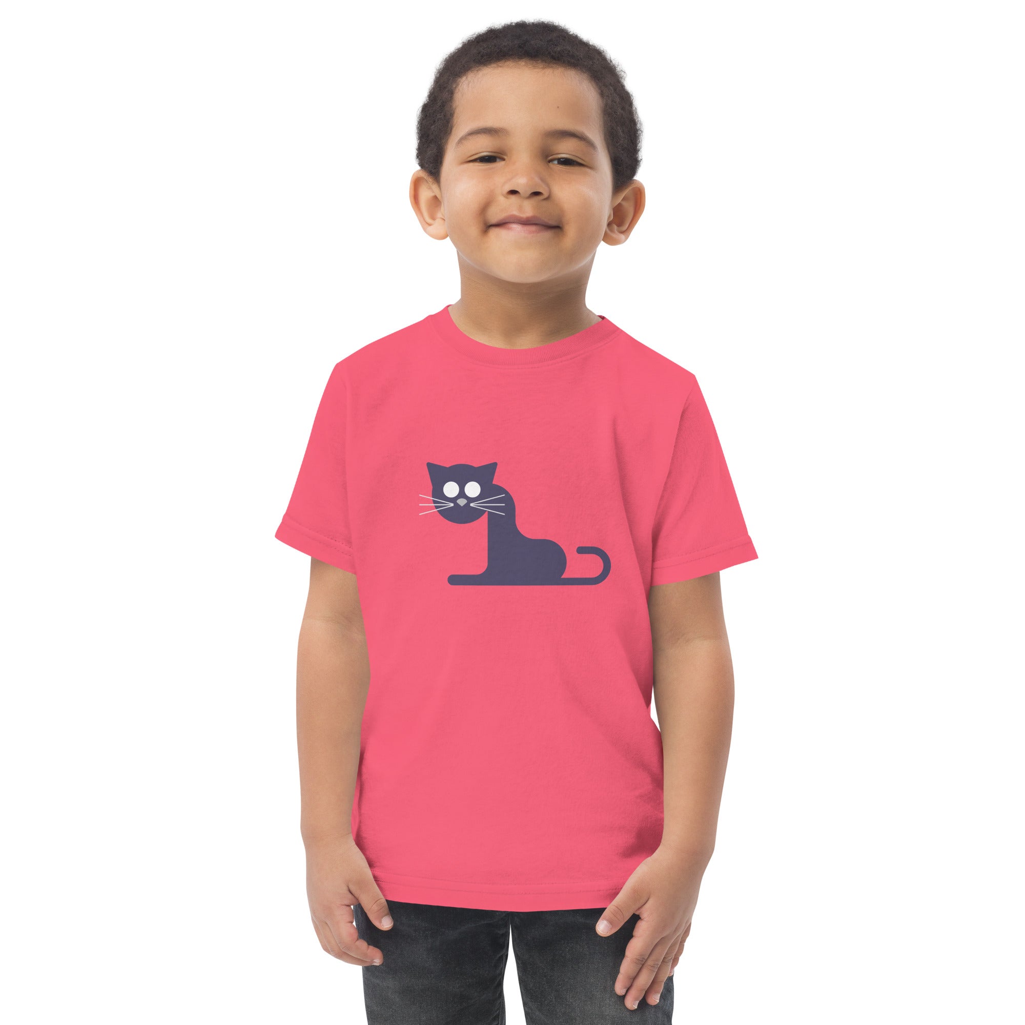 Toddler jersey t-shirt-Kitty