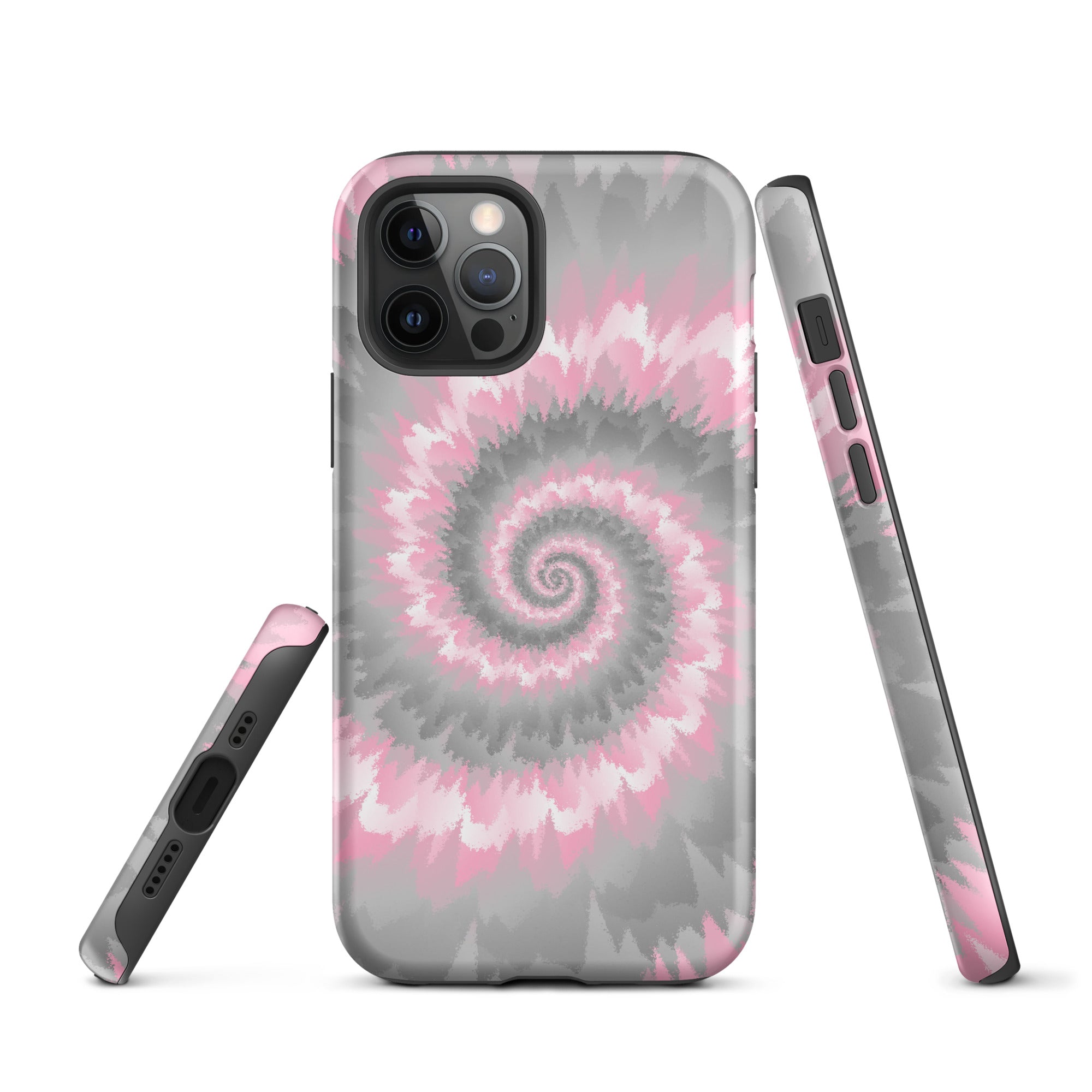 Tough Case for iPhone®-Tie Dye Spiral - Demigirl