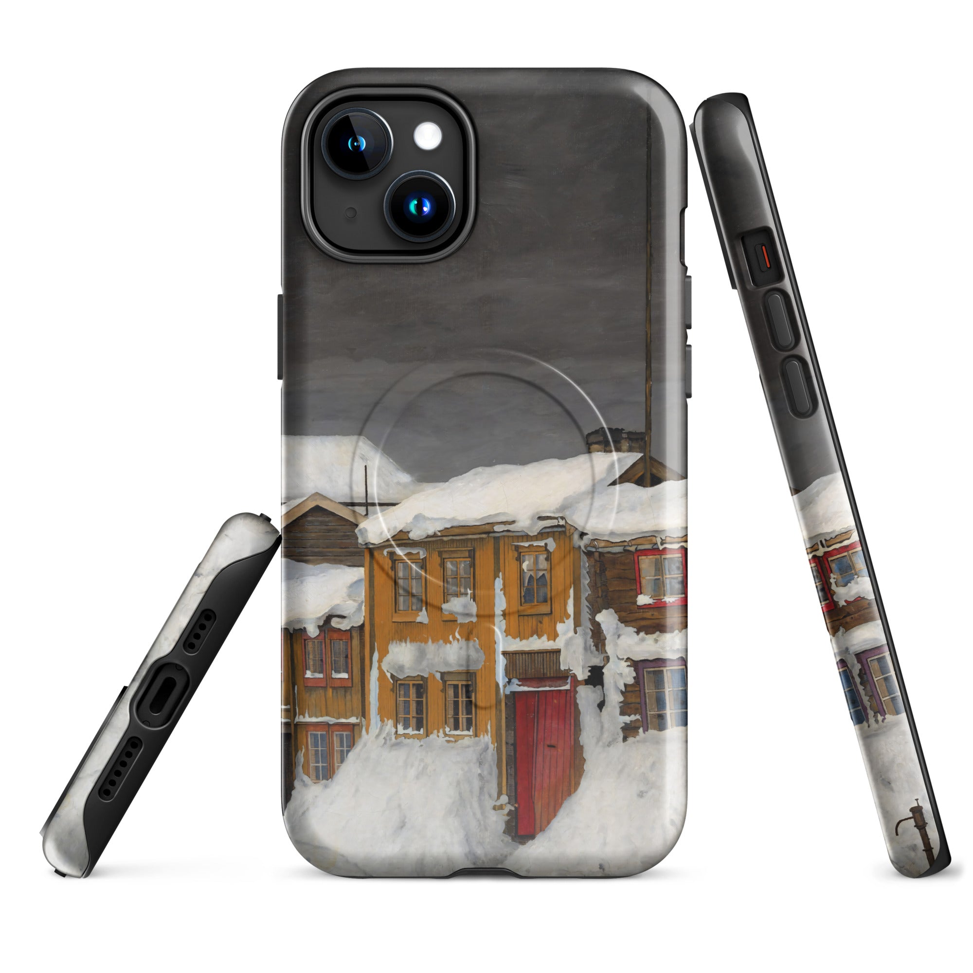 MagSafe® Tough case for iPhone®-Streets in Rros in Winter