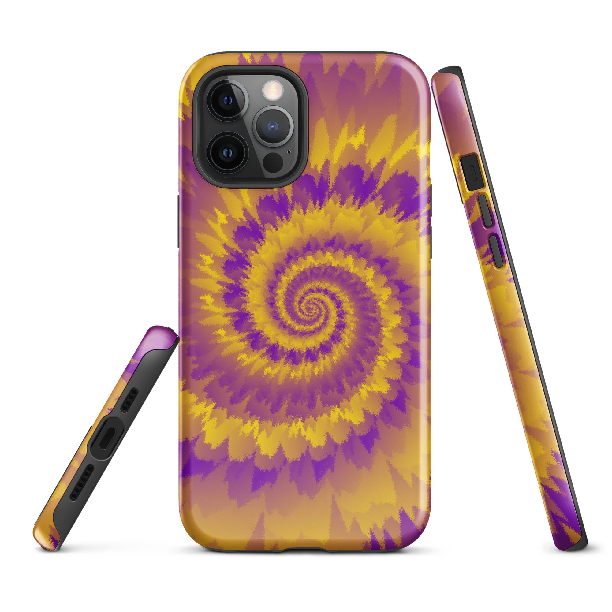 Tough Case for iPhone®-Tie Dye Spiral - Intersex