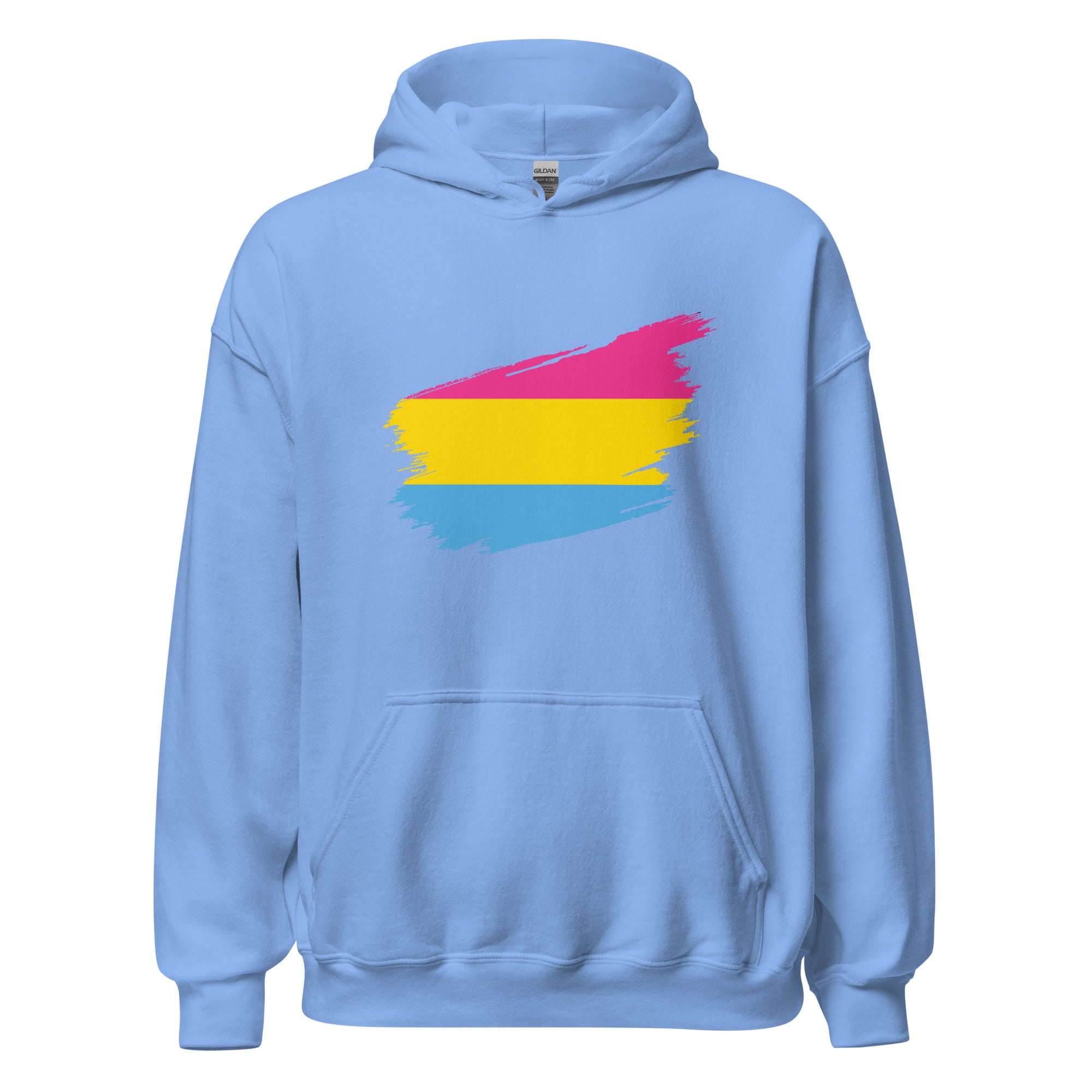 Unisex Hoodie-Pansexual Grunge Flag