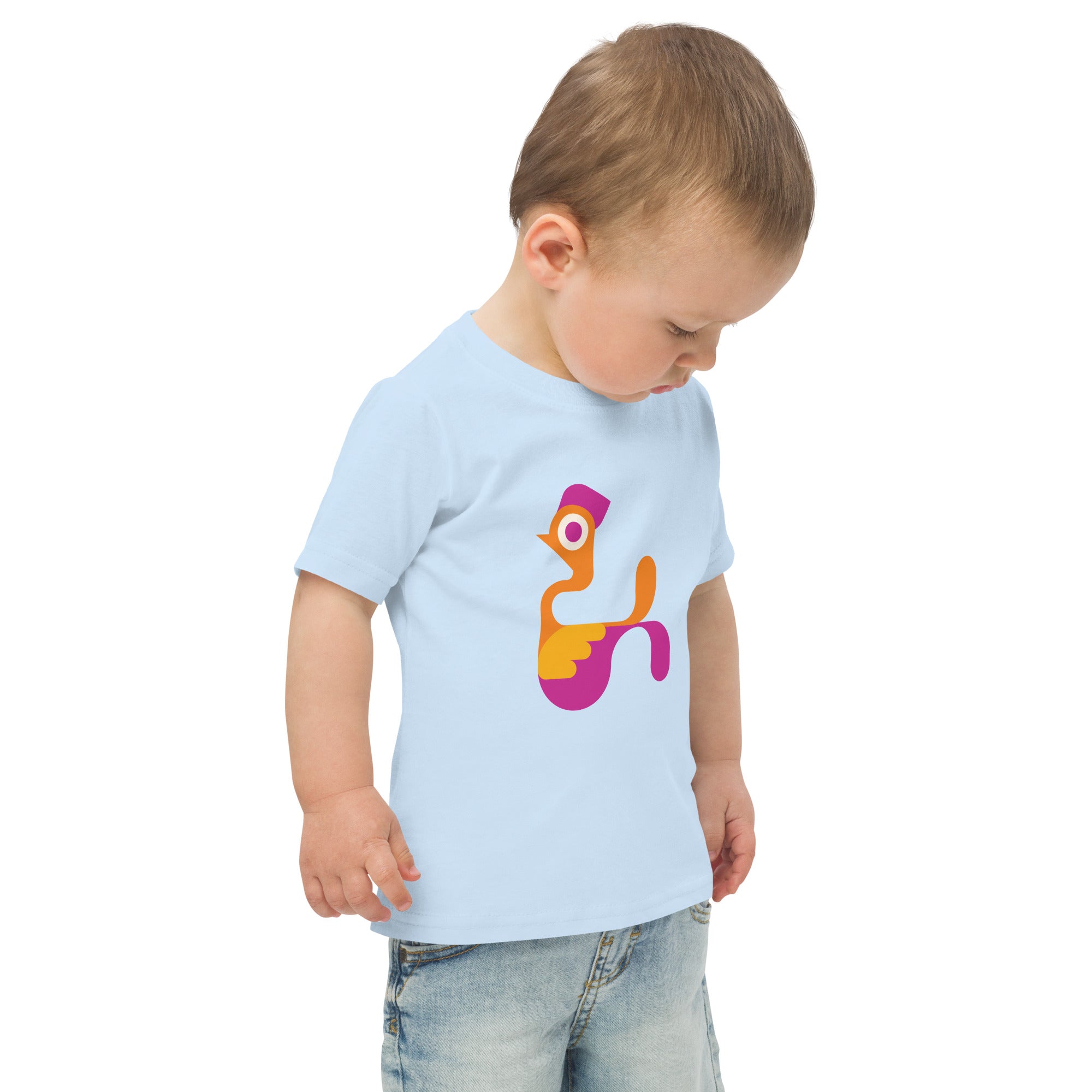 Toddler jersey t-shirt-Peacock