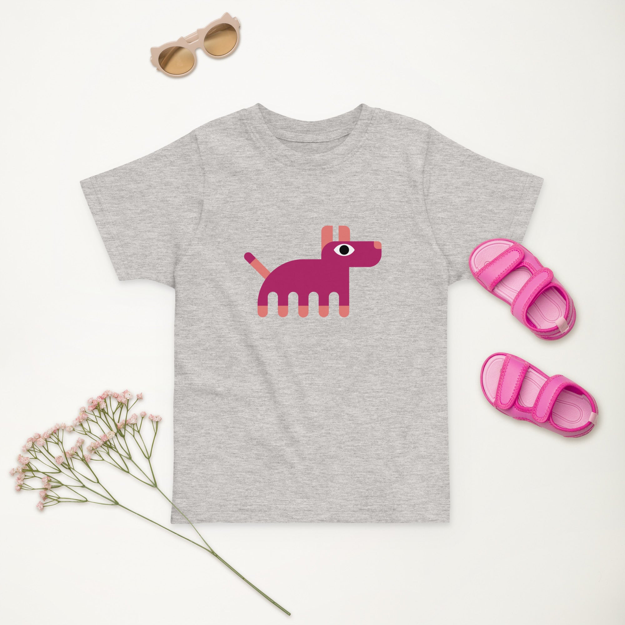 Toddler jersey t-shirt-Doggy
