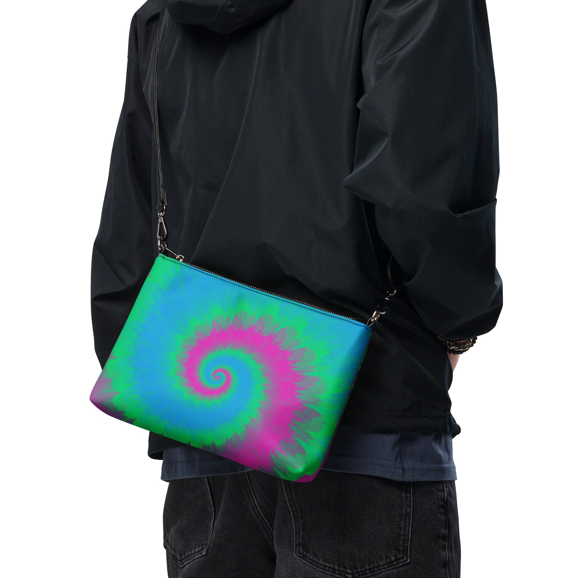 Crossbody bag- Tie Dye Spiral- Polysexual