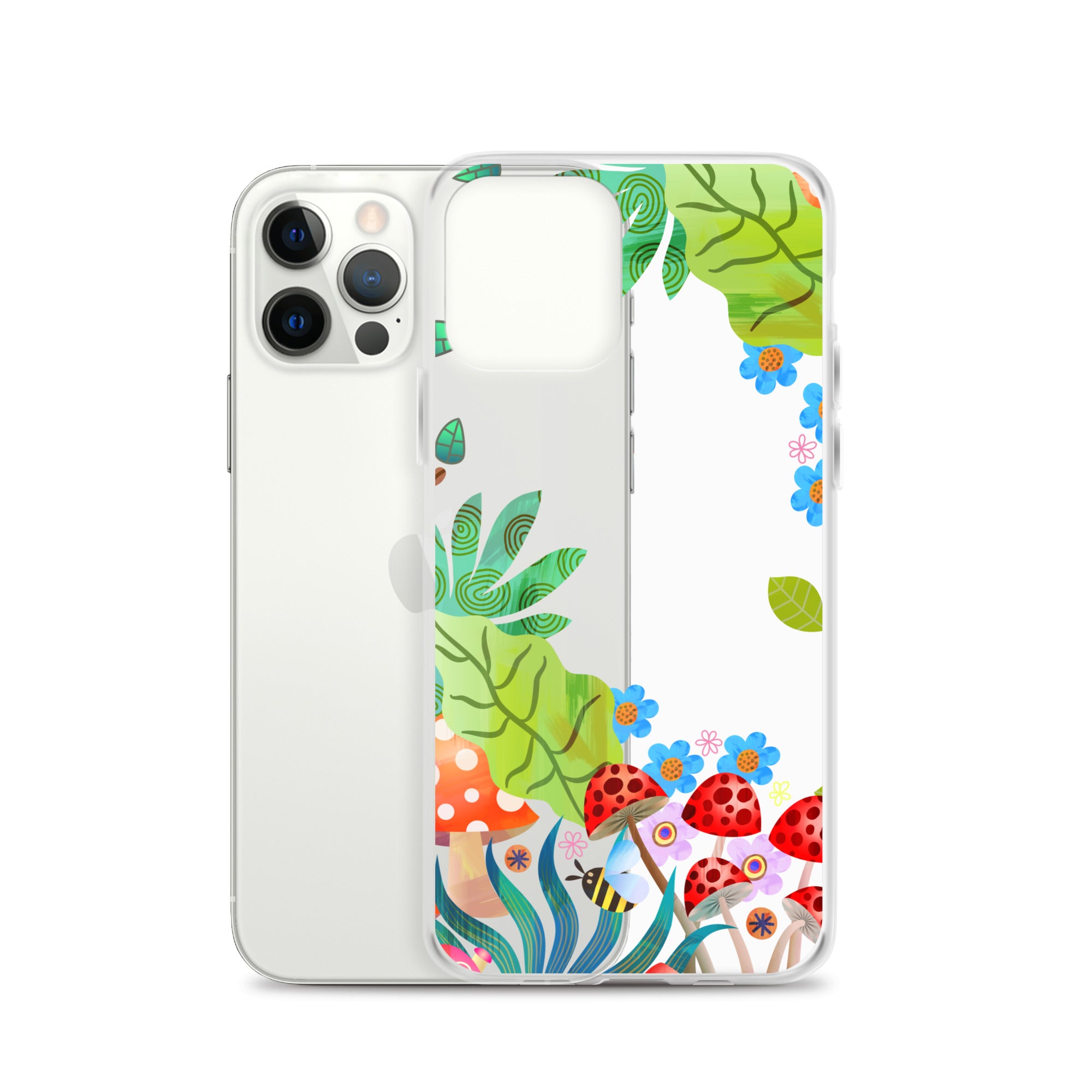 Clear Case for iPhone®- Enchanted Forest Design II