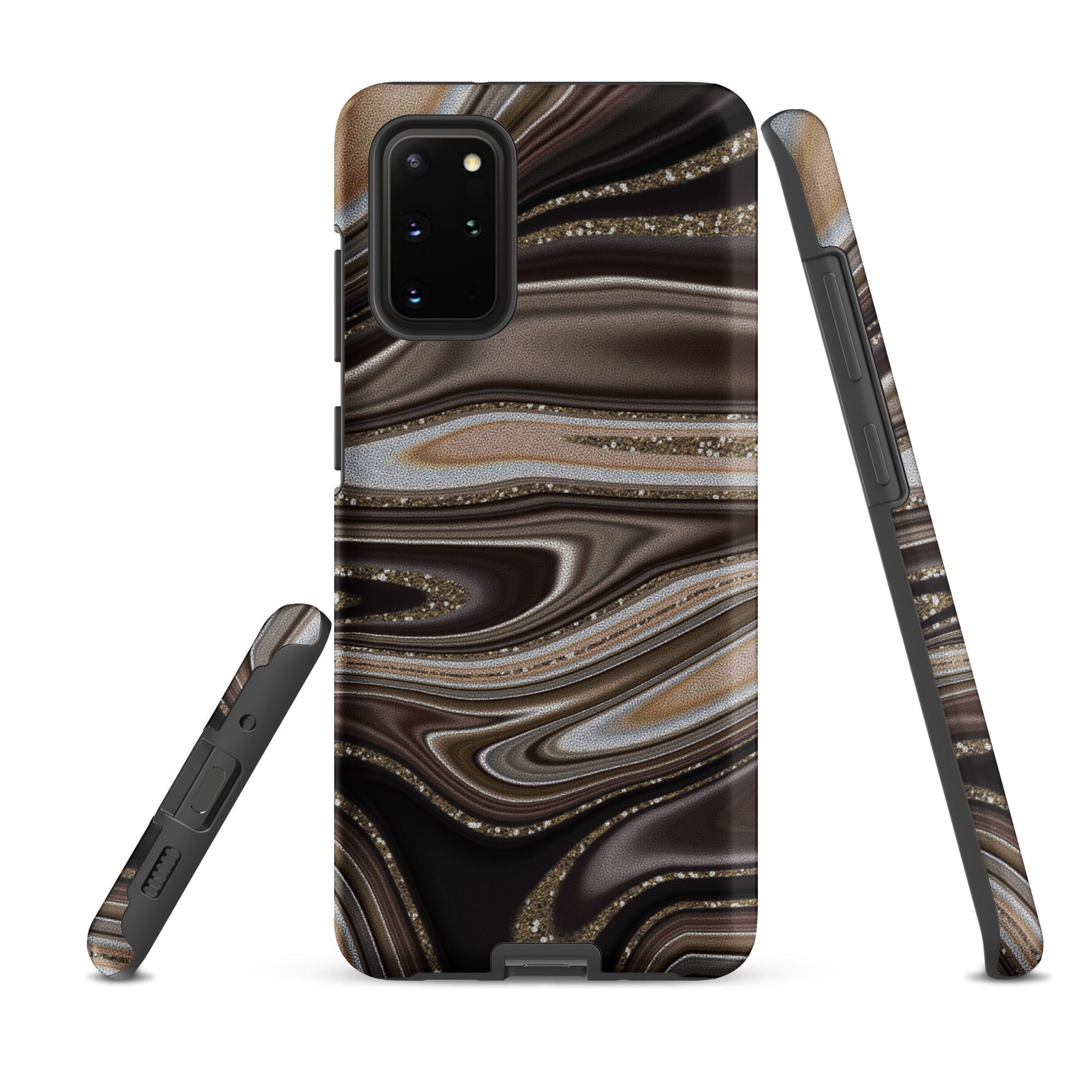 Tough case for Samsung®- Abstract Leather