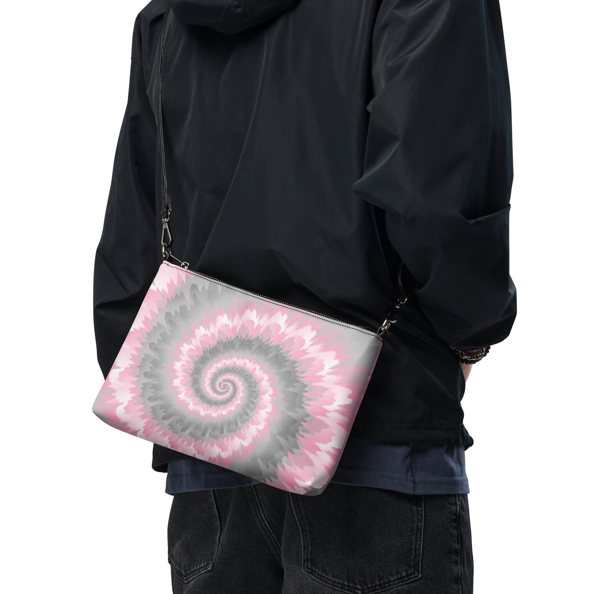 Crossbody bag- Tie Dye Spiral- Demigirl