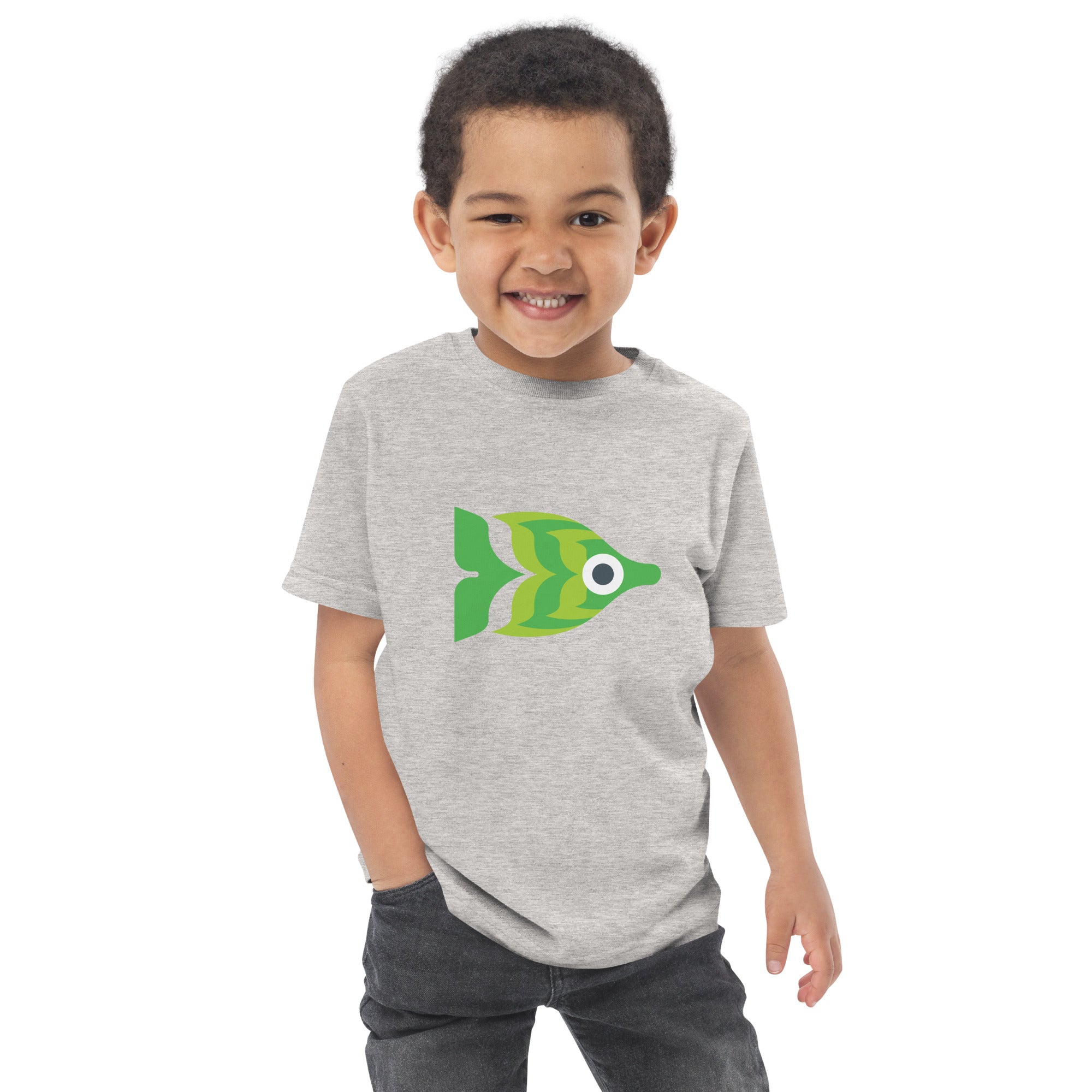 Toddler jersey t-shirt-Fish I
