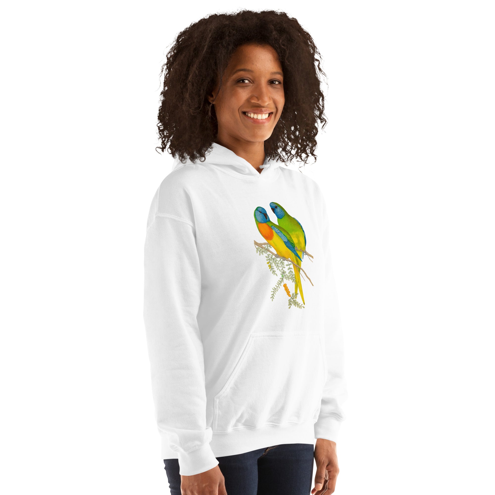 Unisex Hoodie-Splendid Parrakeet