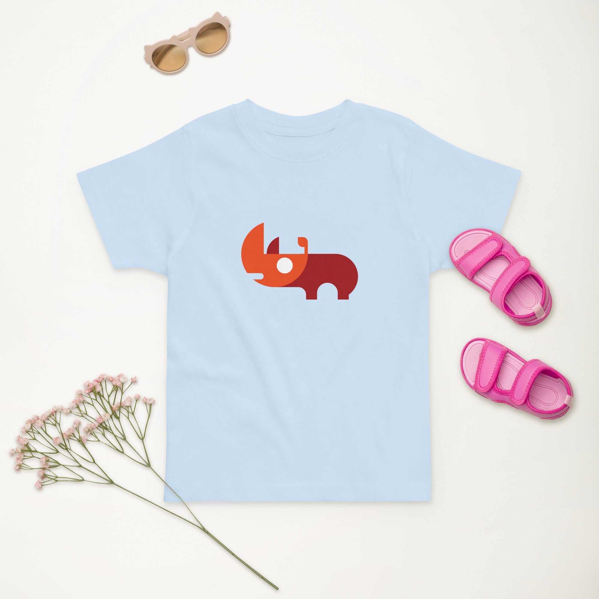 Toddler jersey t-shirt-Rhino