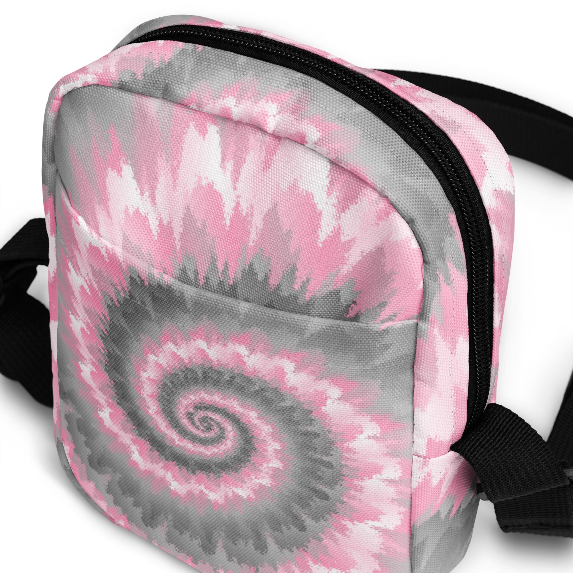 Utility crossbody bag-Tie Dye Spiral - Demigirl