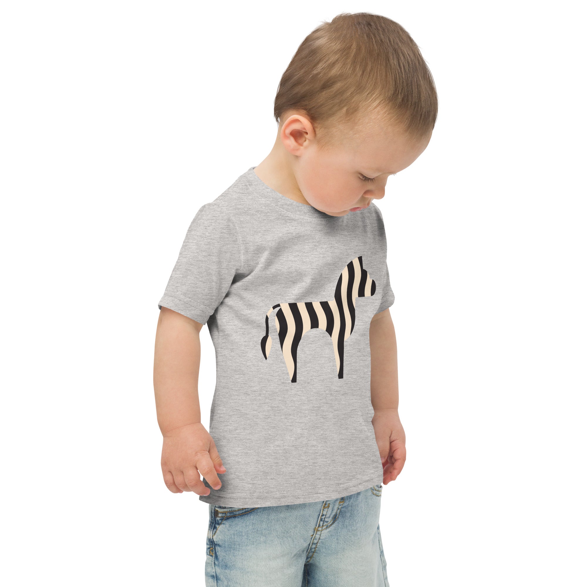 Toddler jersey t-shirt-Zebra