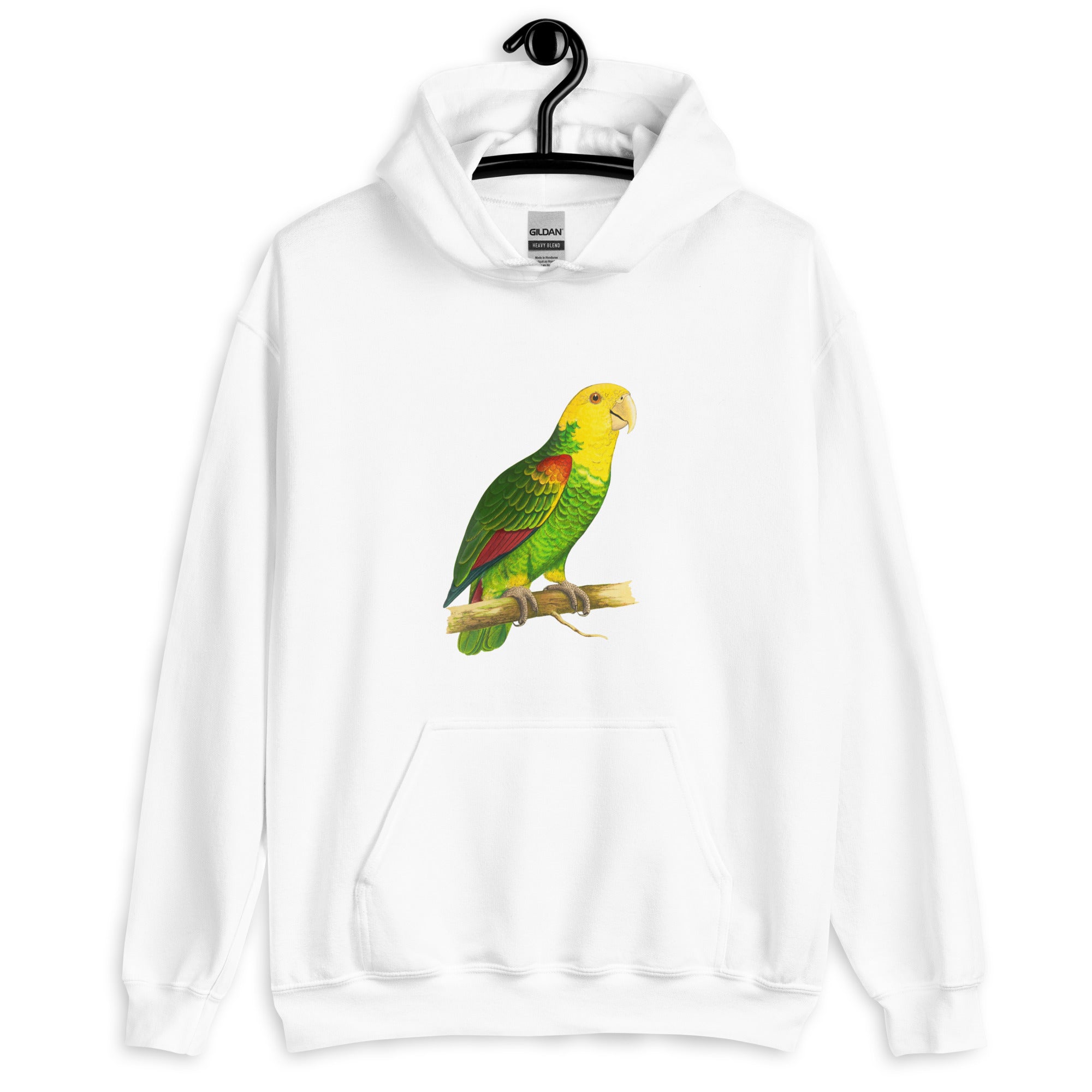 Unisex Hoodie-Le Vaillant’s Amazon Parrot