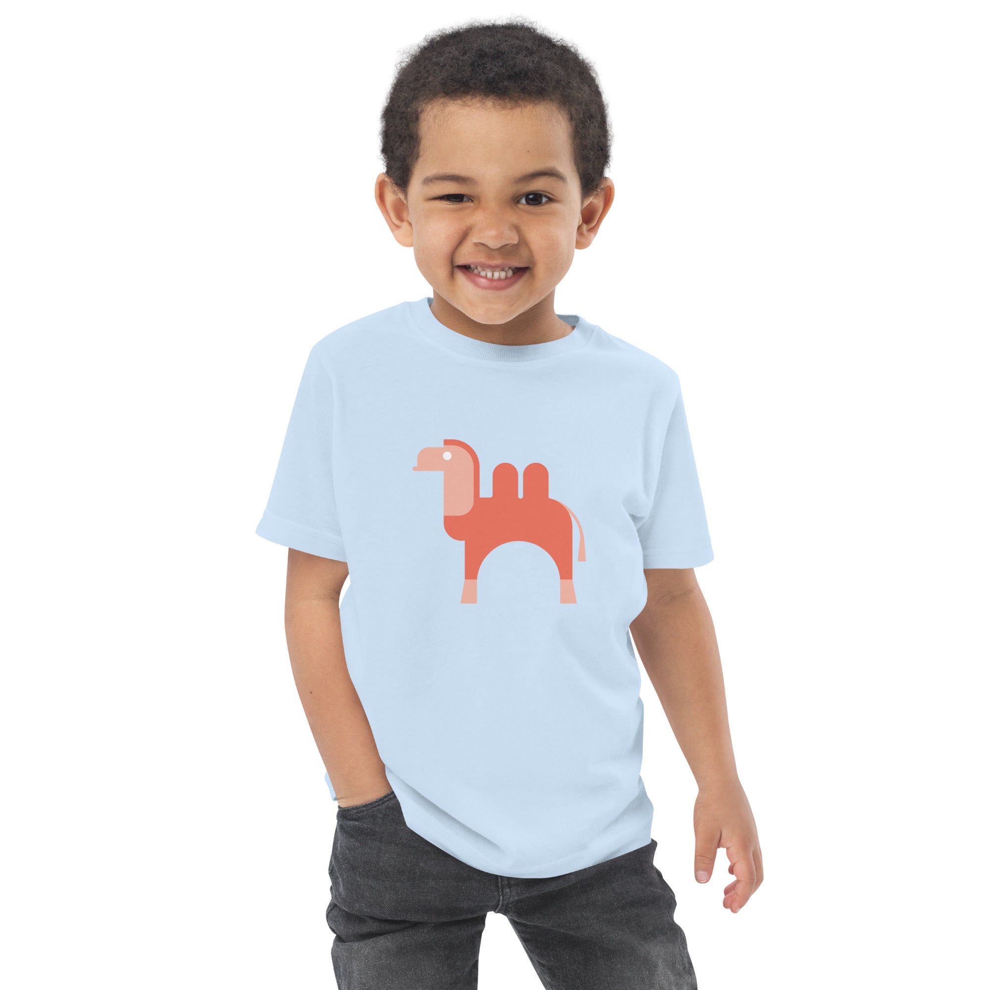 Toddler jersey t-shirt-Camel