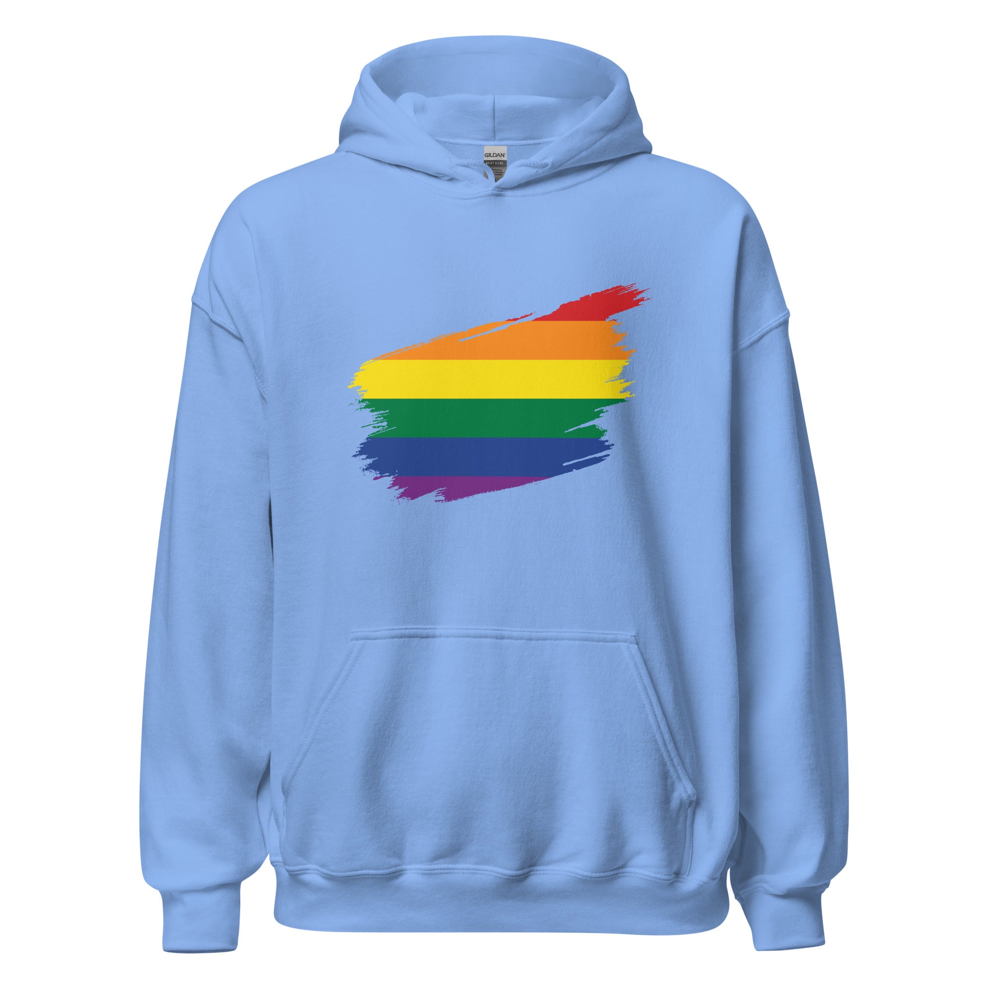 Unisex Hoodie-Pride Rainbow Grunge Flag