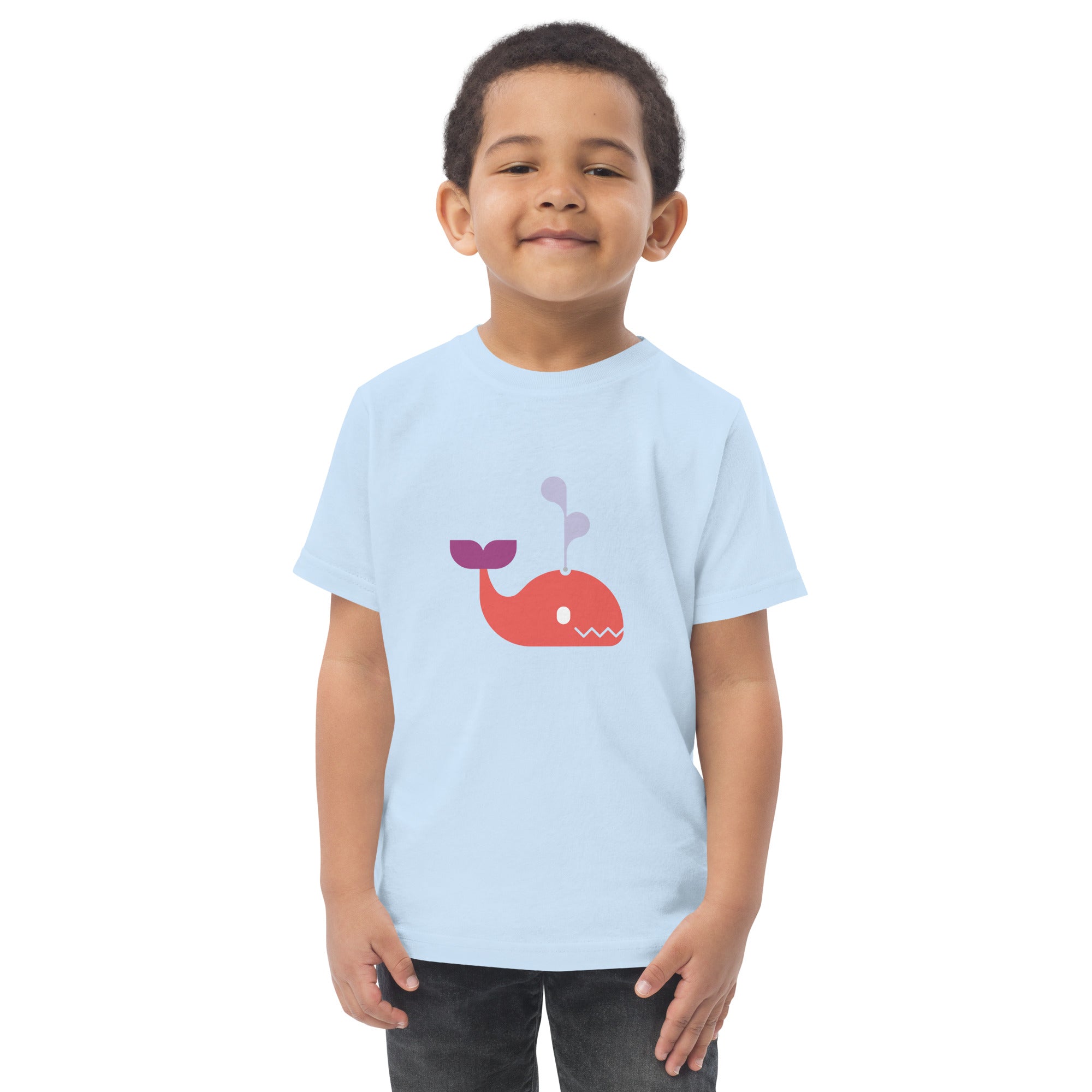 Toddler jersey t-shirt-Whale