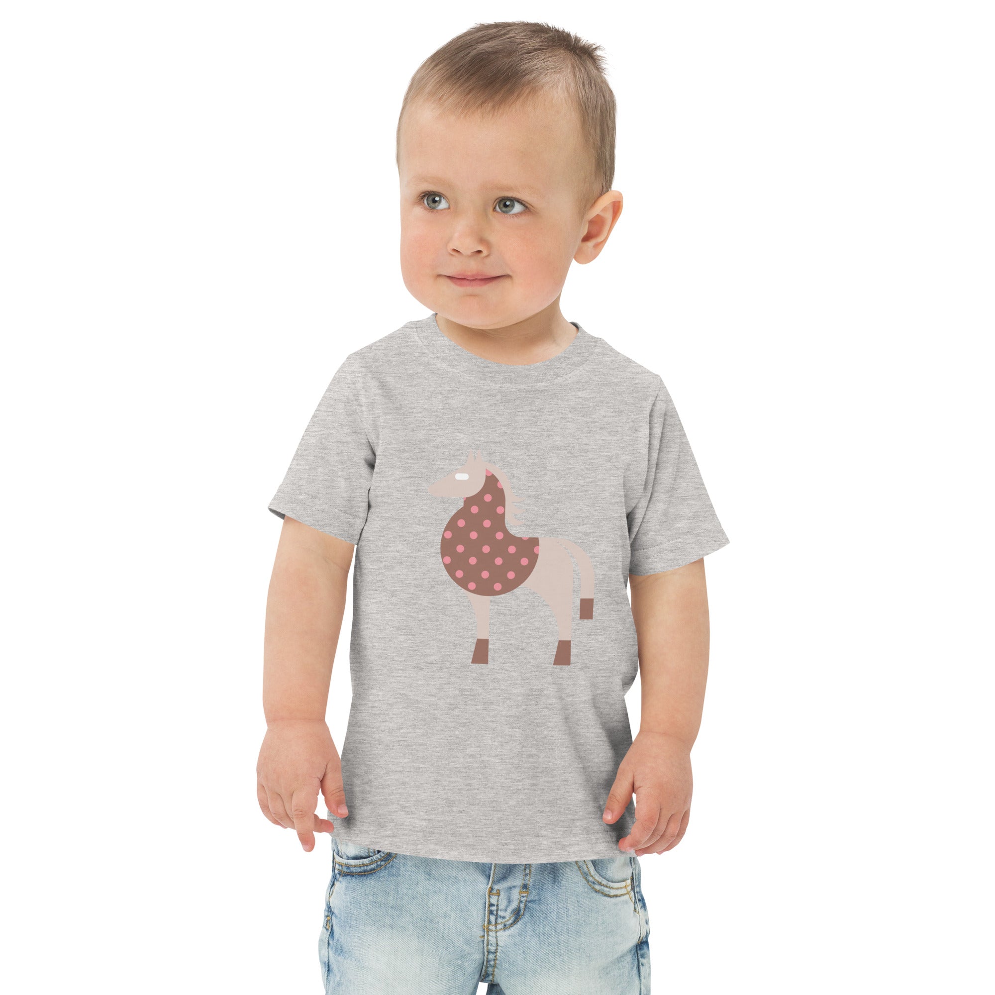 Toddler jersey t-shirt-Horse