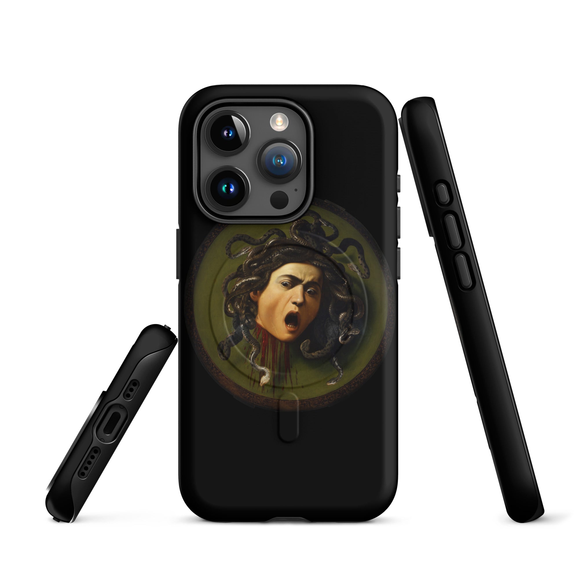 MagSafe® tough case for iPhone®-Caravaggio-Medusa 1597