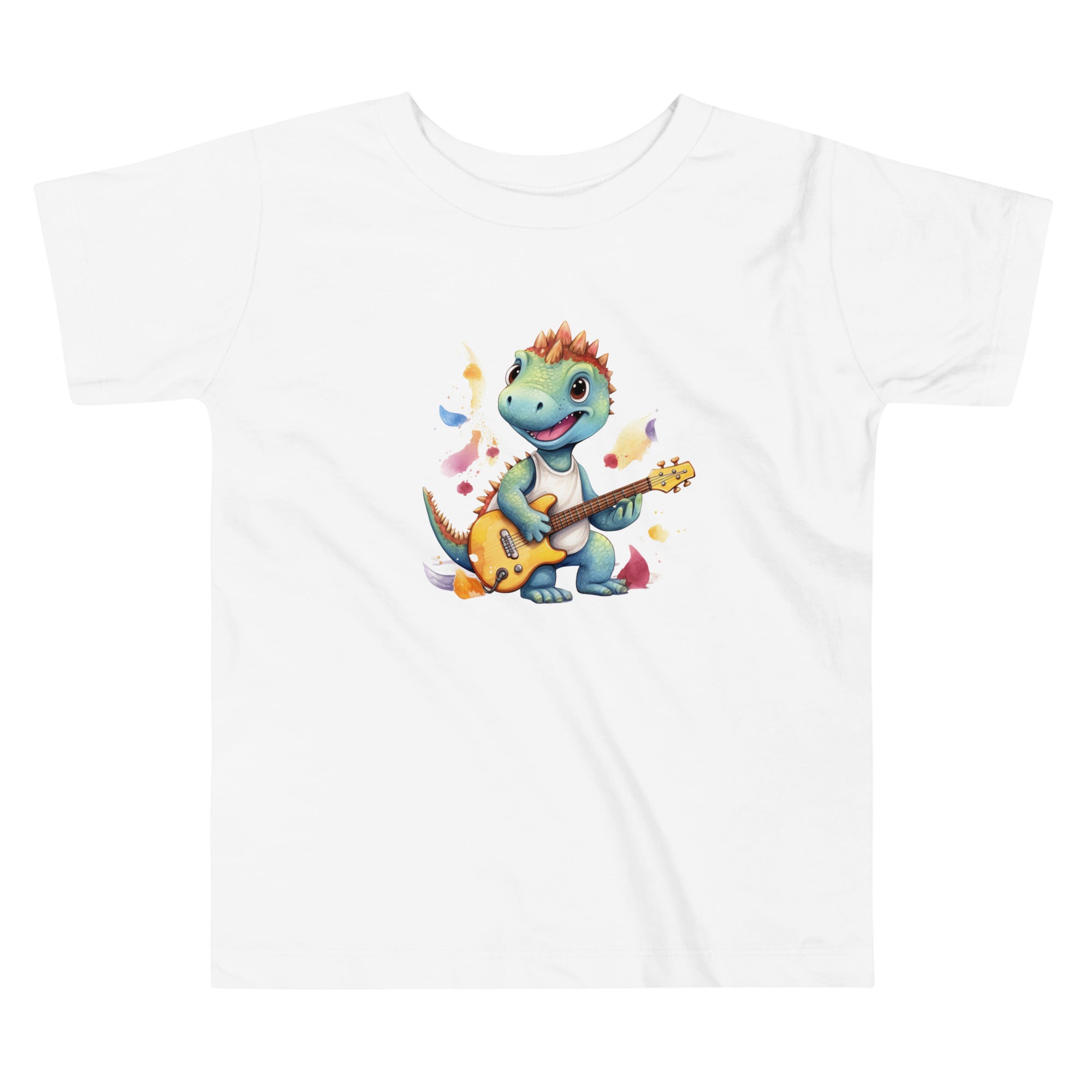 Toddler Short Sleeve Tee- Cute Dinosaur