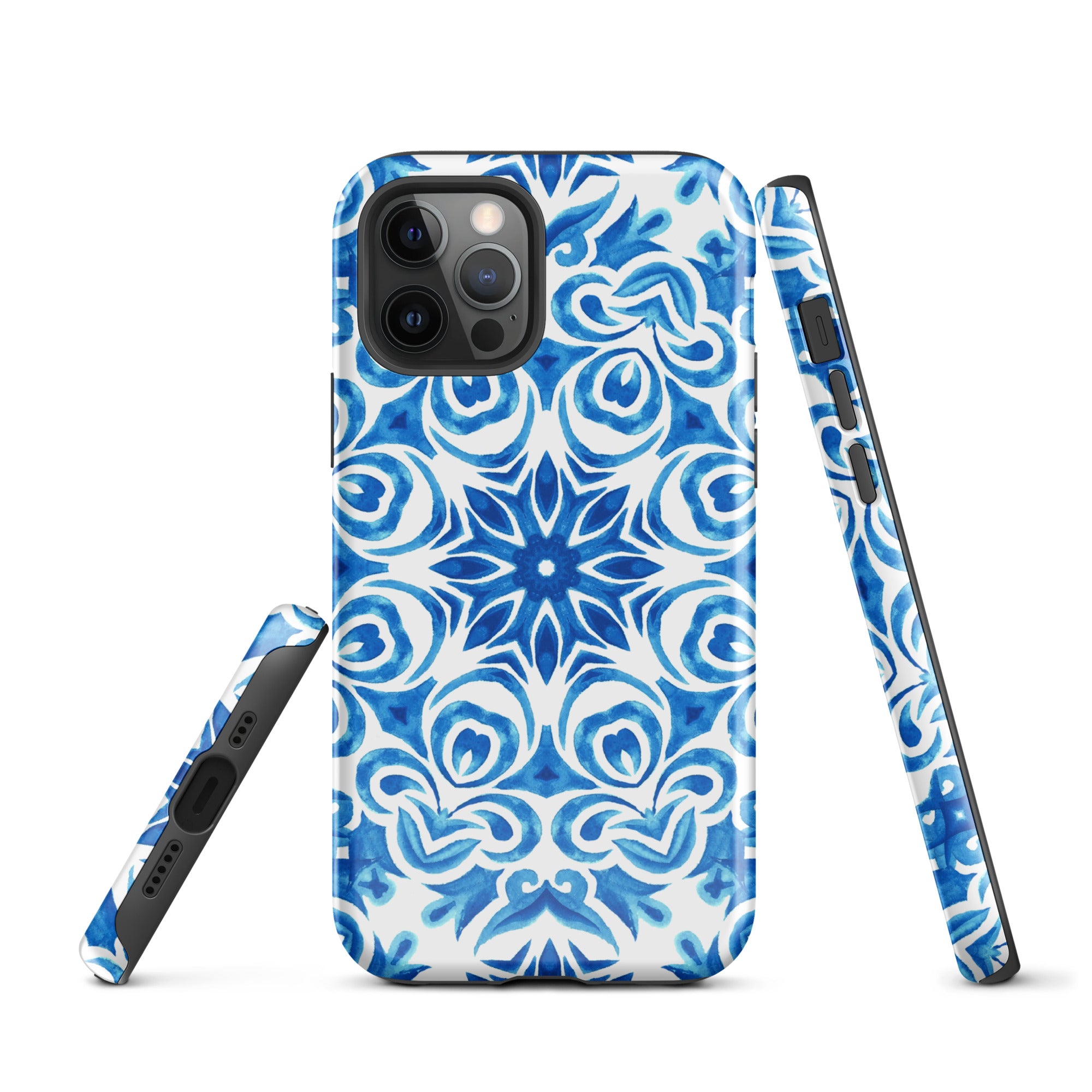 Tough Case for iPhone®- Majolica Pattern II