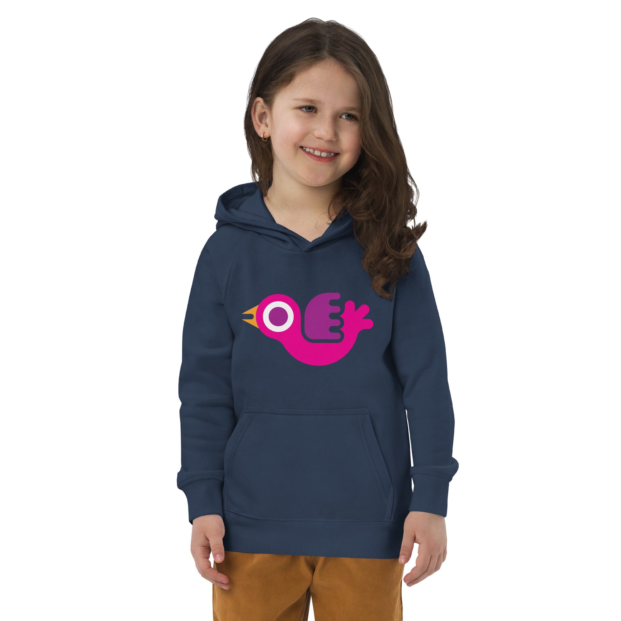 Kids eco hoodie-Bird I