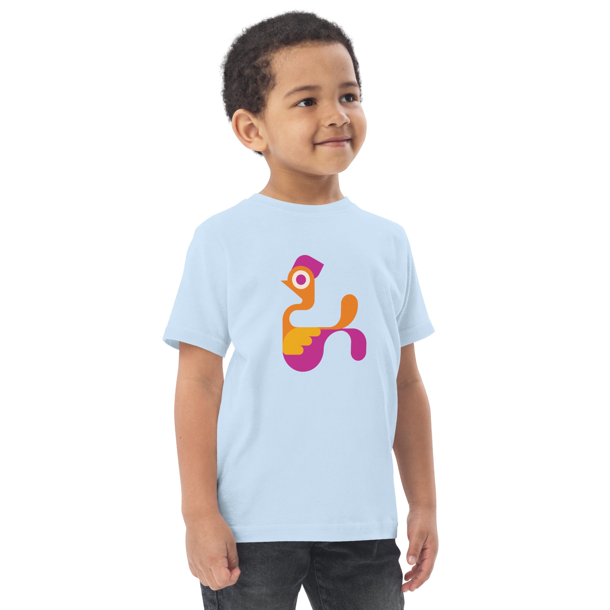 Toddler jersey t-shirt-Peacock