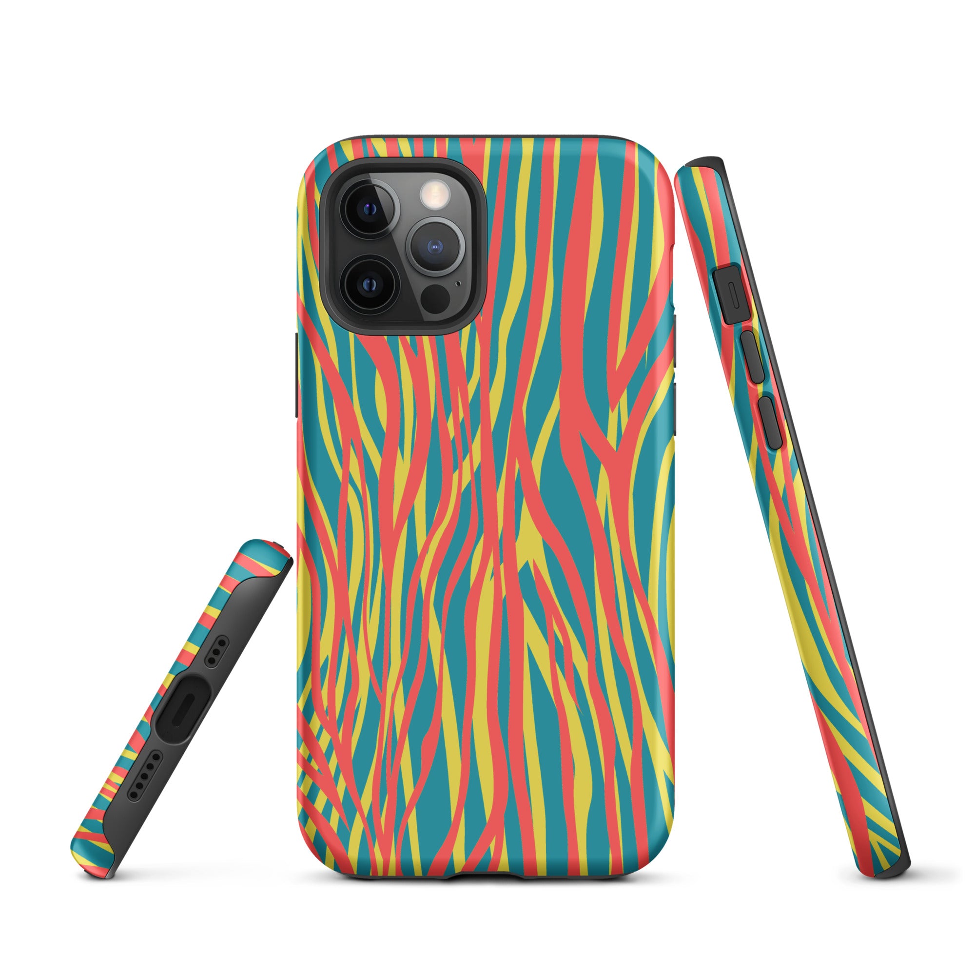 Tough Case for iPhone®- Funky Zebra Pattern III