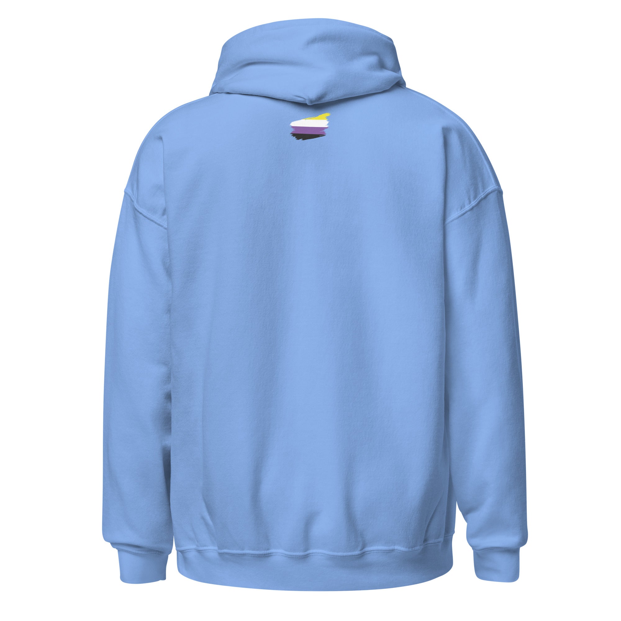 Unisex Hoodie-Non Binary Grunge Flag