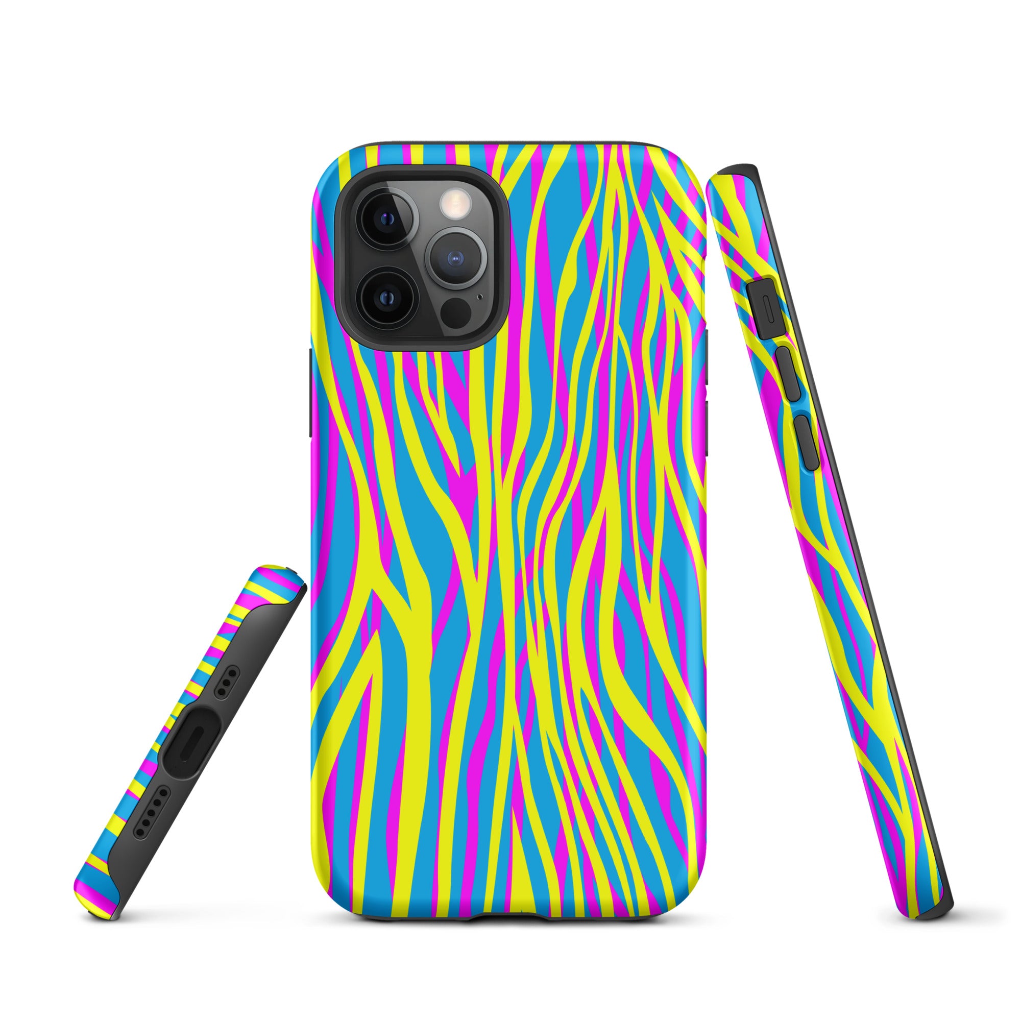Tough Case for iPhone®- Funky Zebra Pattern IV