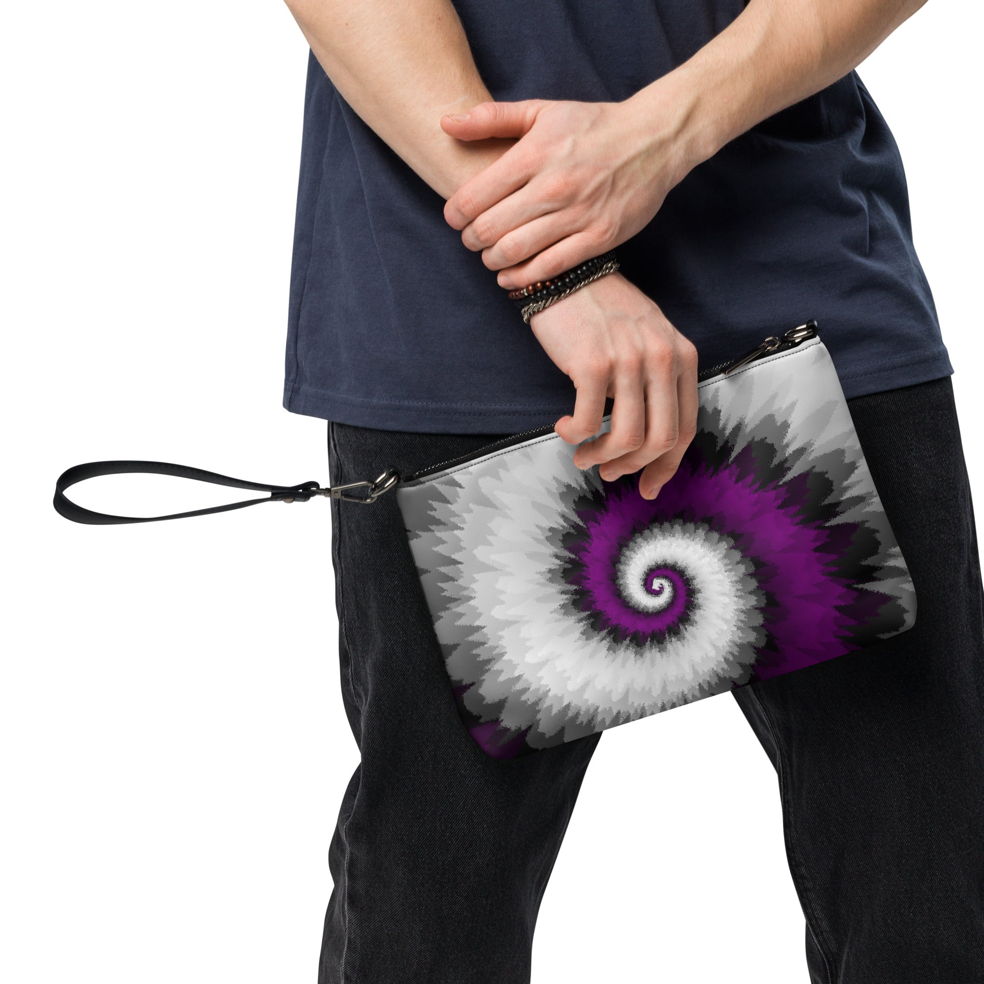 Crossbody bag- Tie Dye Spiral- Asexual