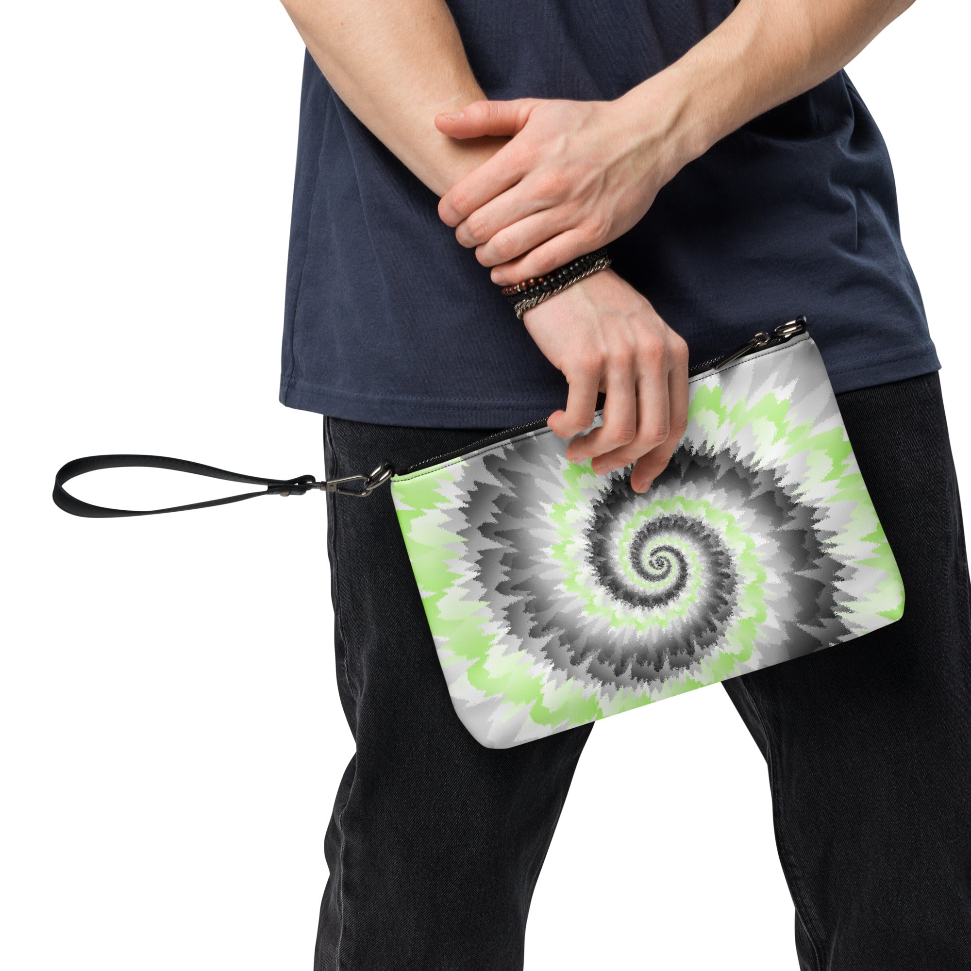 Crossbody bag- Tie Dye Spiral- Agender