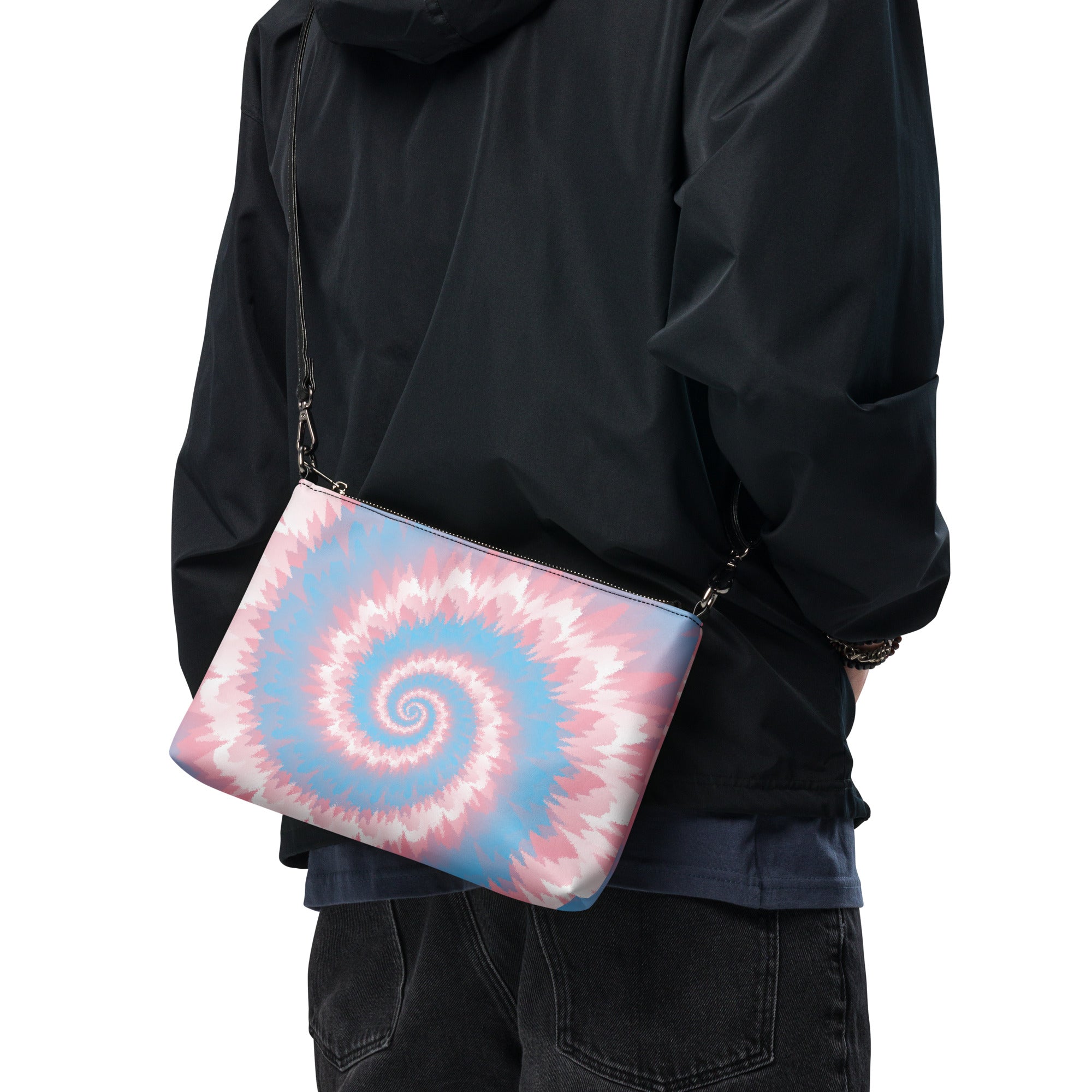 Crossbody bag- Tie Dye Spiral- Transgender