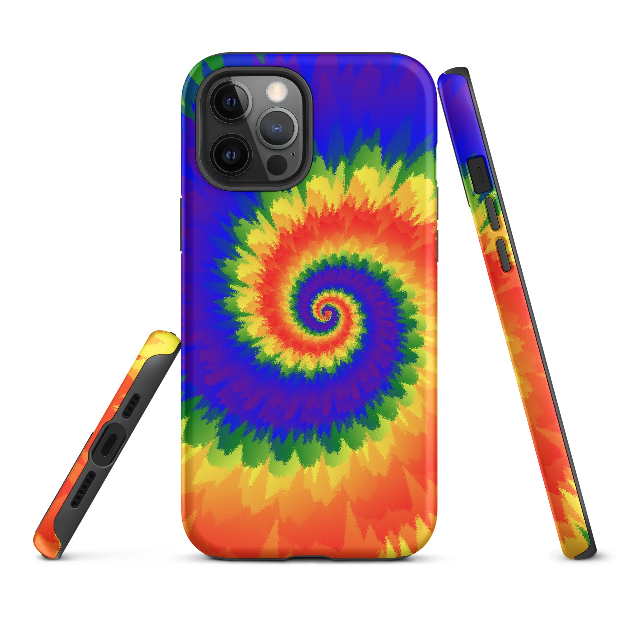 Tough Case for iPhone®-Tie Dye Spiral - LGBTQ
