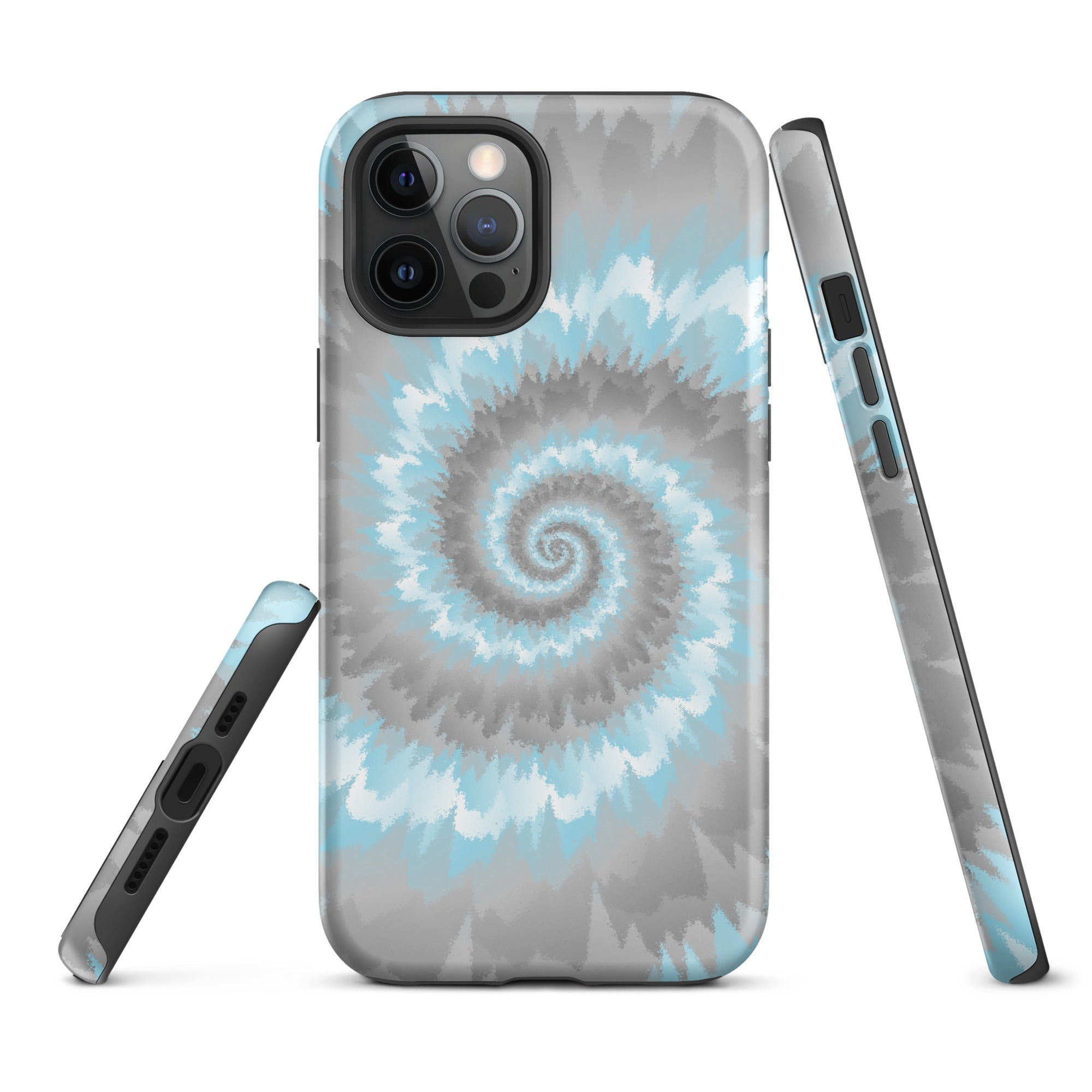 Tough Case for iPhone®-Tie Dye Spiral - Demiboy