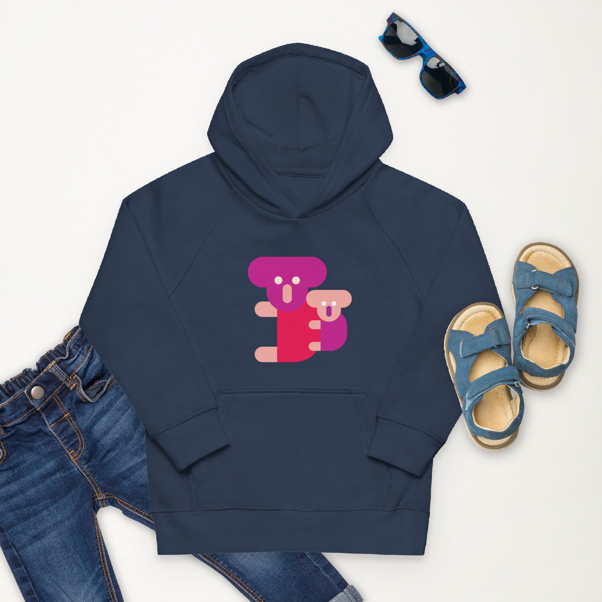 Kids eco hoodie-Panda