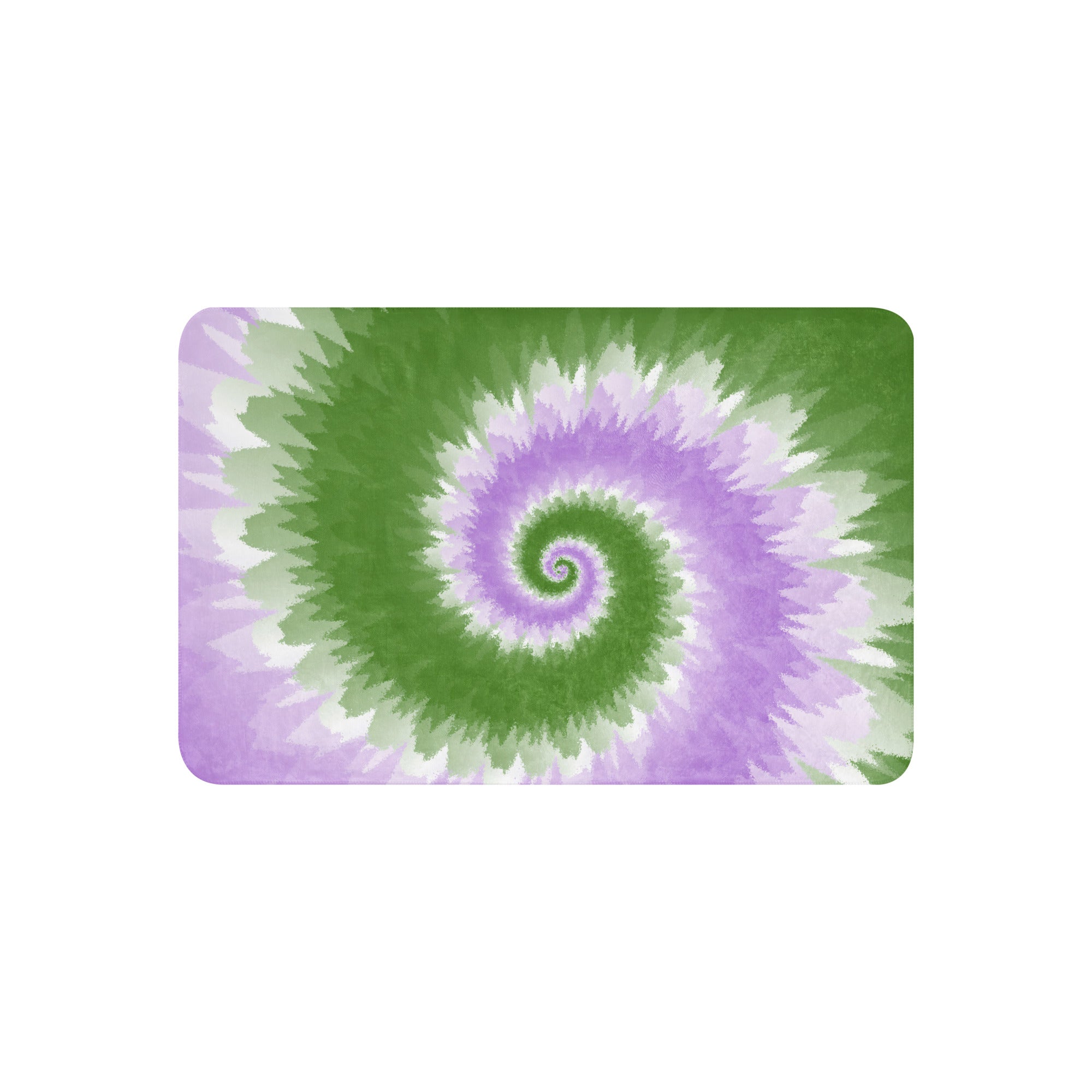 Sherpa blanket- Tie Dye Spiral-Genderqueer