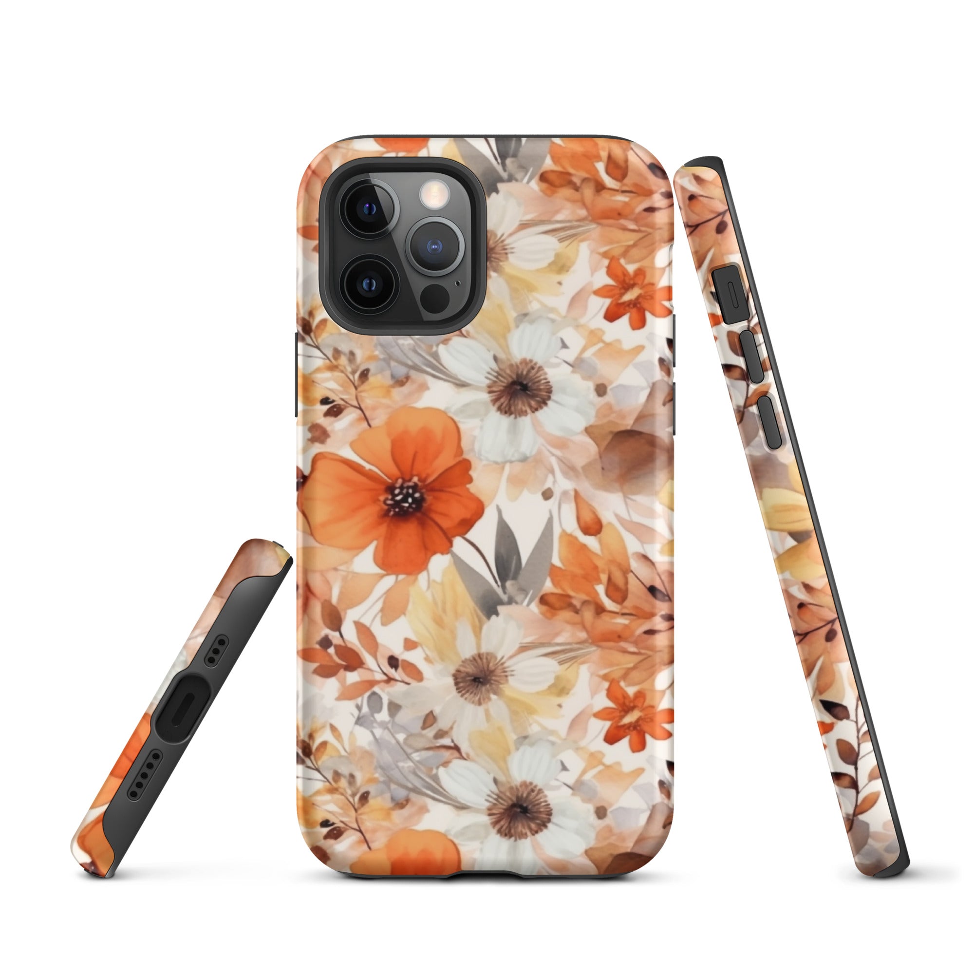 Tough Case for iPhone®- Floral Pattern I