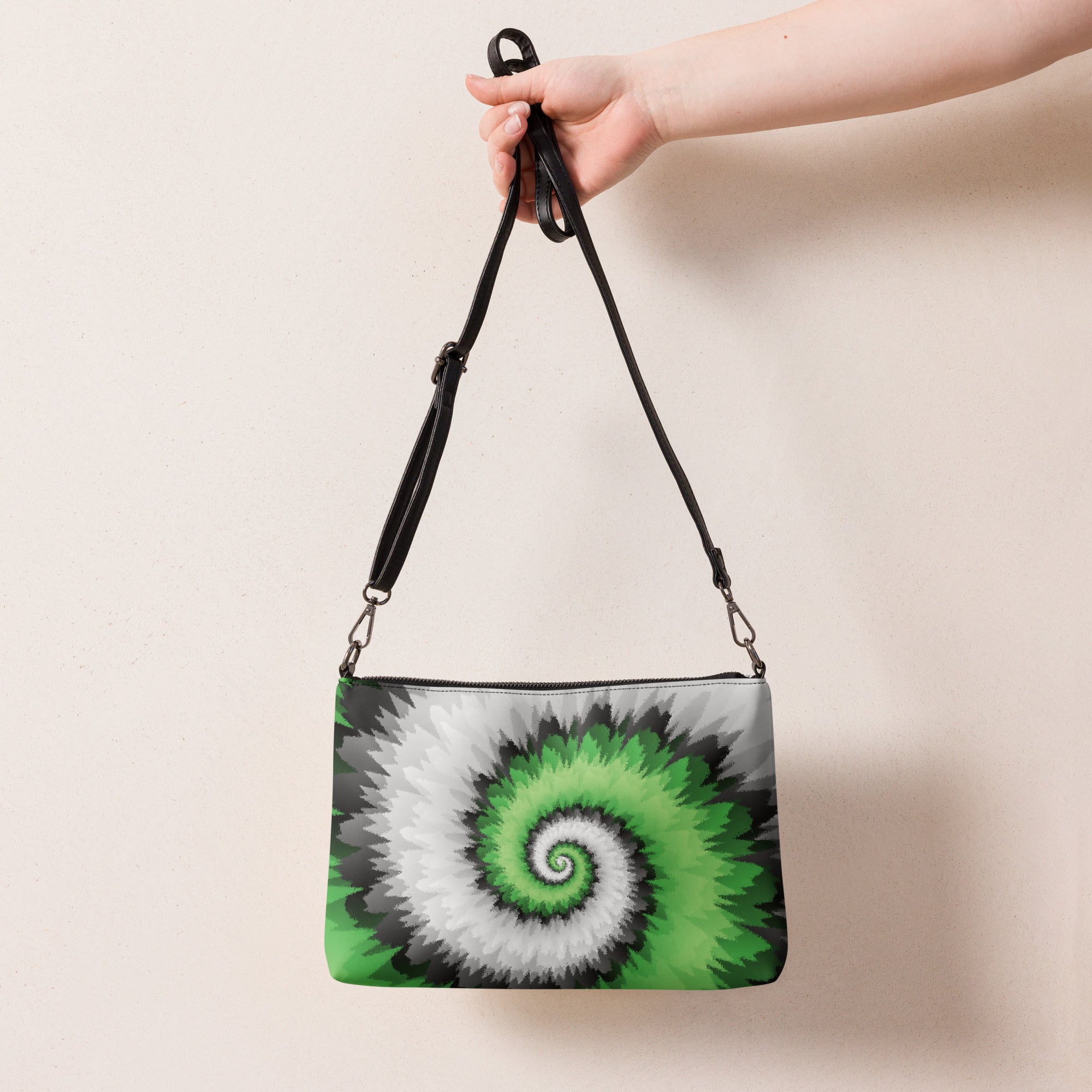 Crossbody bag- Tie Dye Spiral- Aromantic