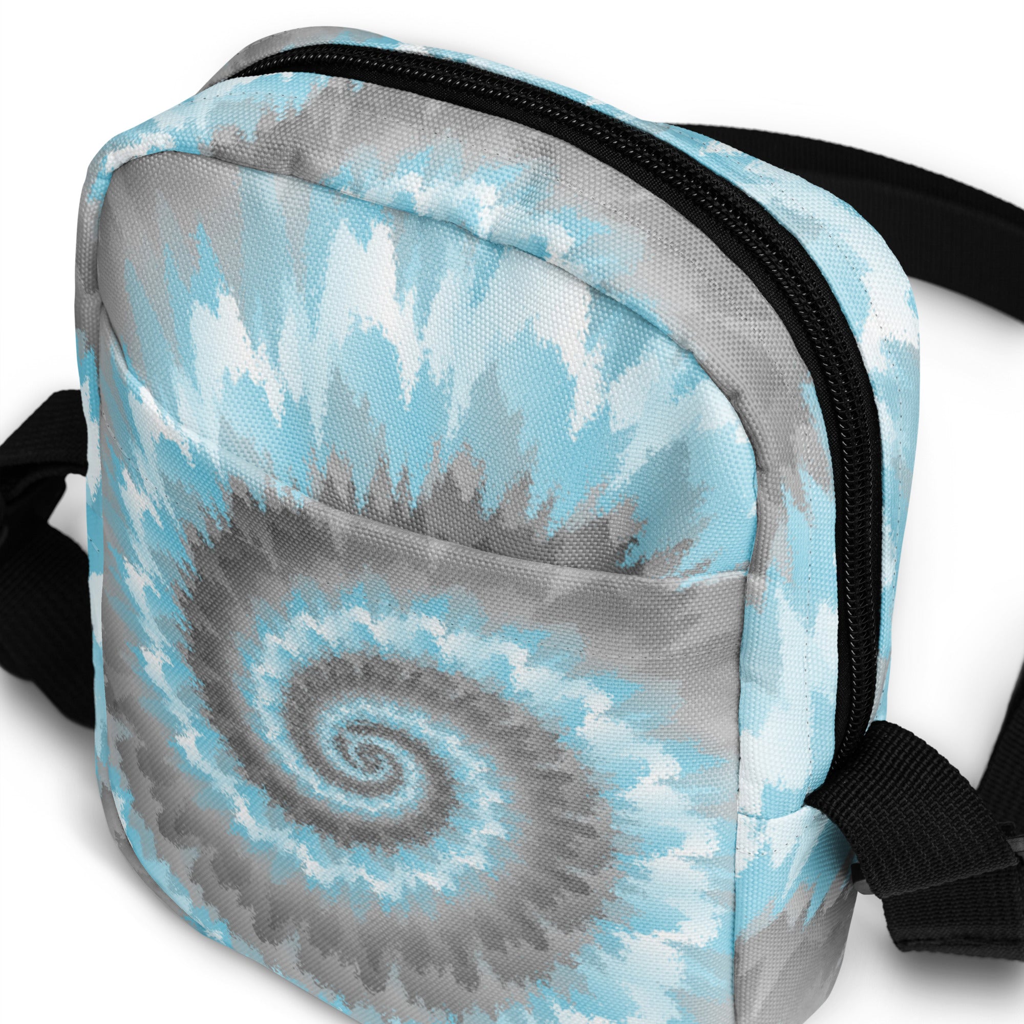 Utility crossbody bag-Tie Dye Spiral - Demiboy