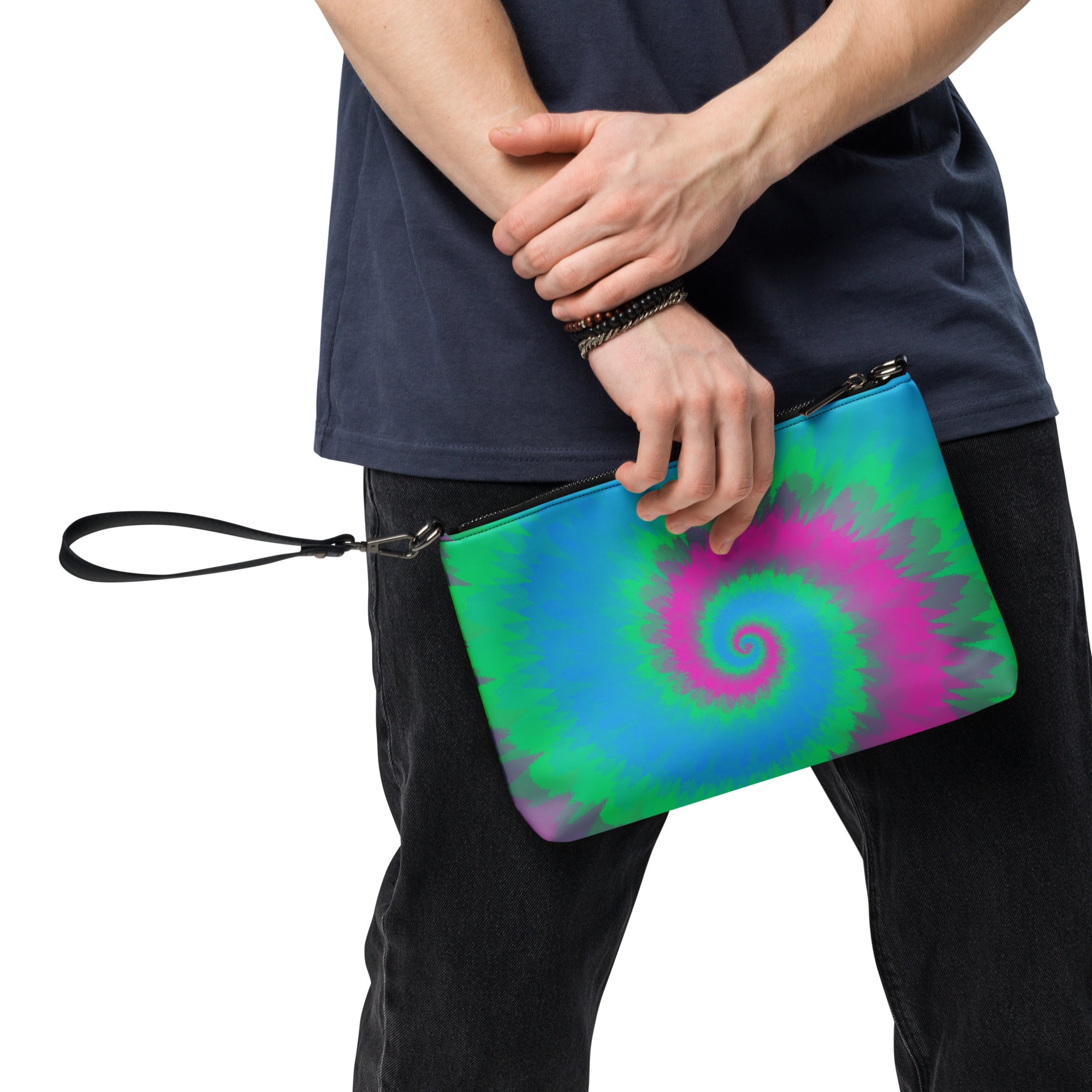 Crossbody bag- Tie Dye Spiral- Polysexual