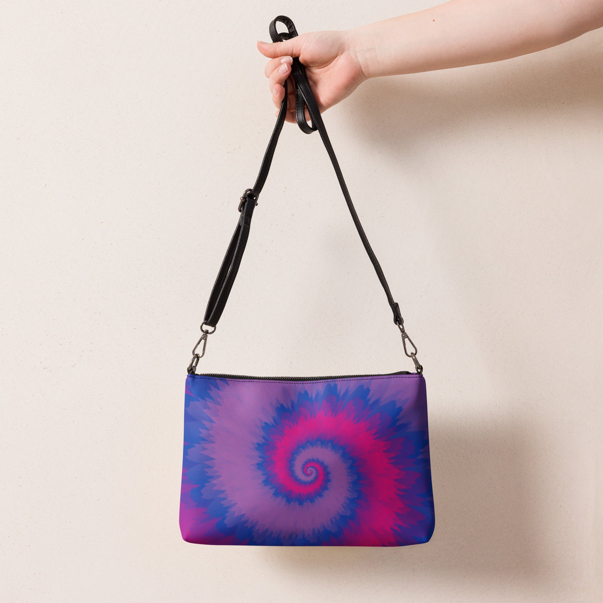 Crossbody bag- Tie Dye Spiral- Bisexual