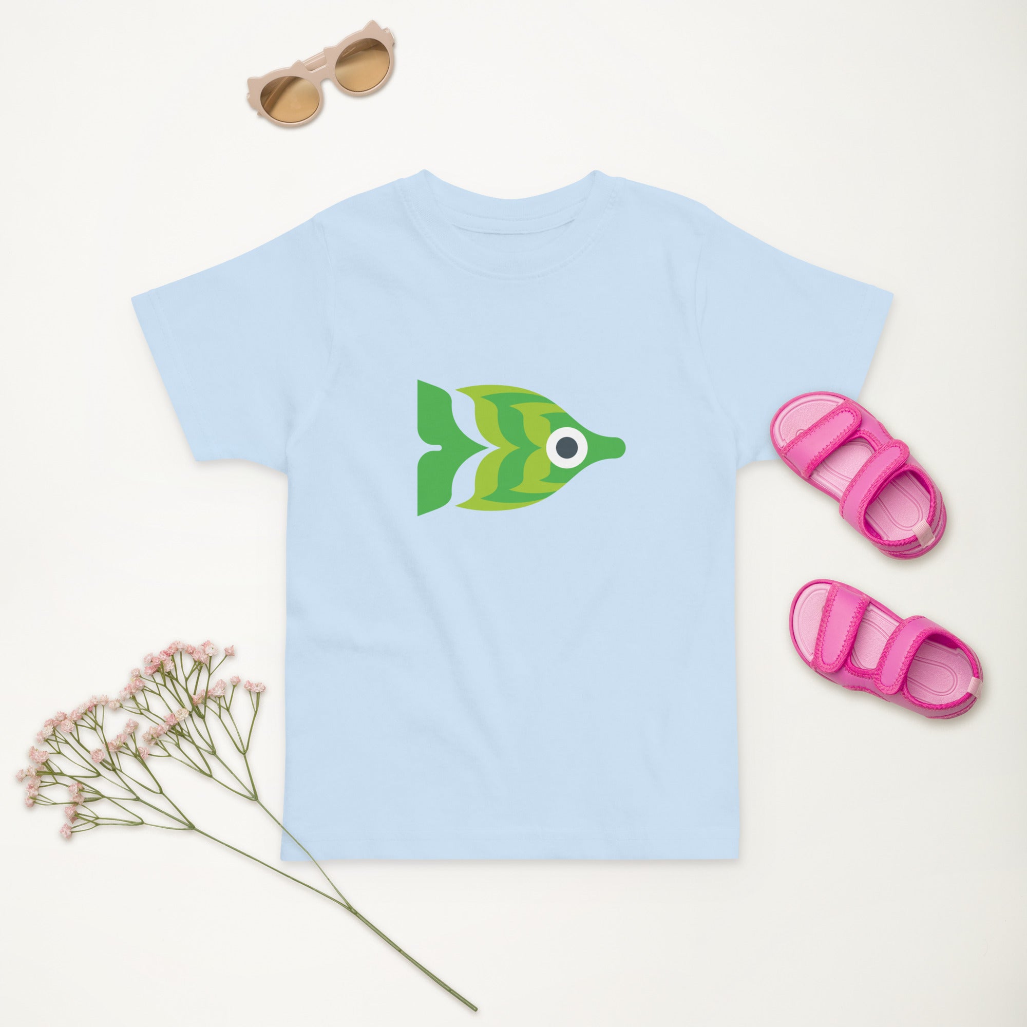 Toddler jersey t-shirt-Fish I