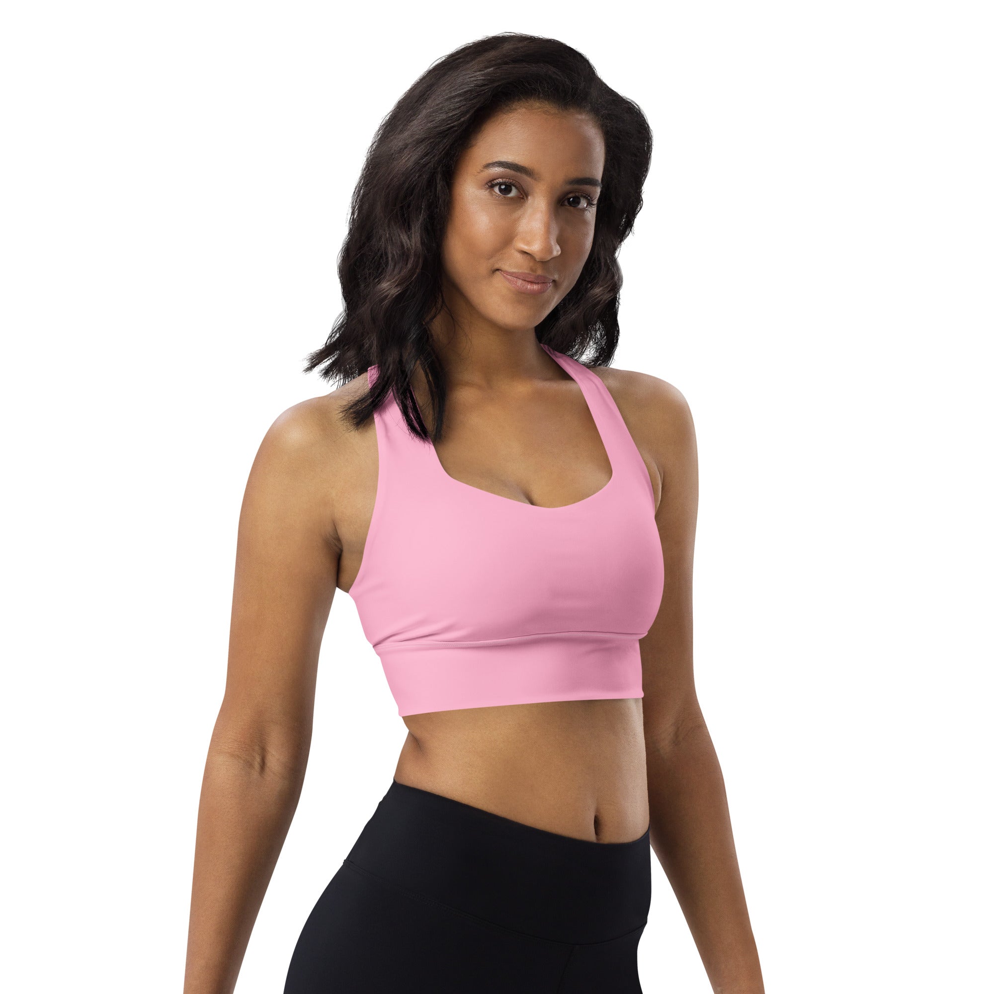 Longline sports bra- Cotton Candy