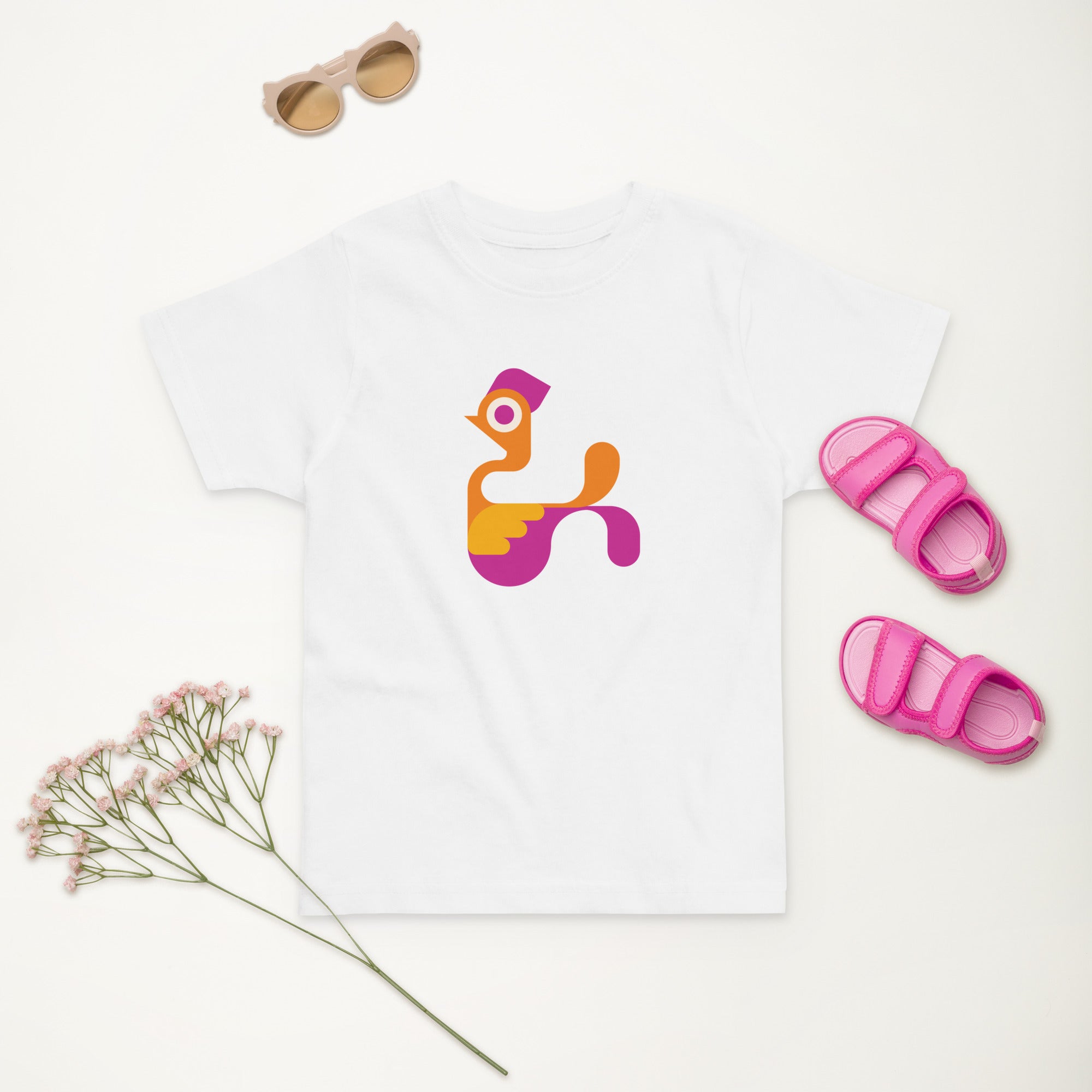 Toddler jersey t-shirt-Peacock