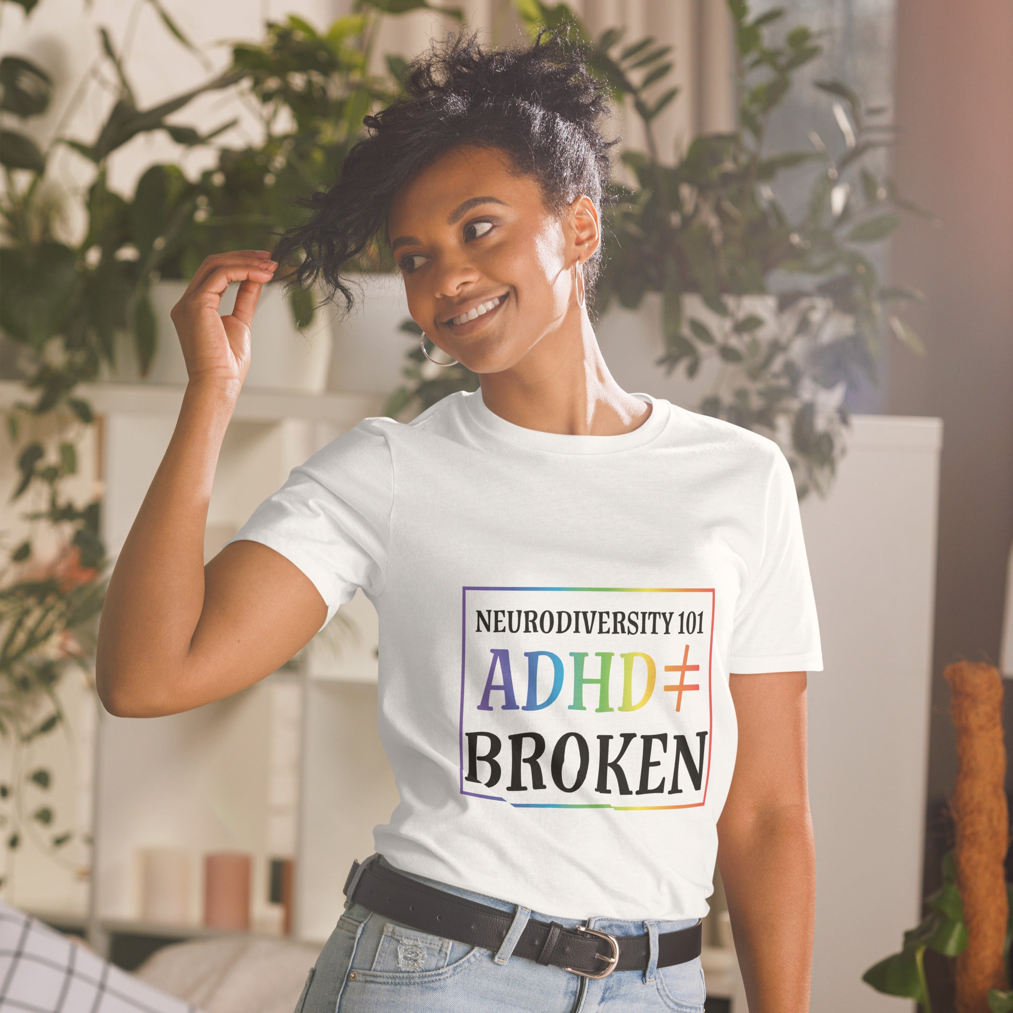 Short-Sleeve Unisex T-Shirt- ADHD- Neurodiversity 101