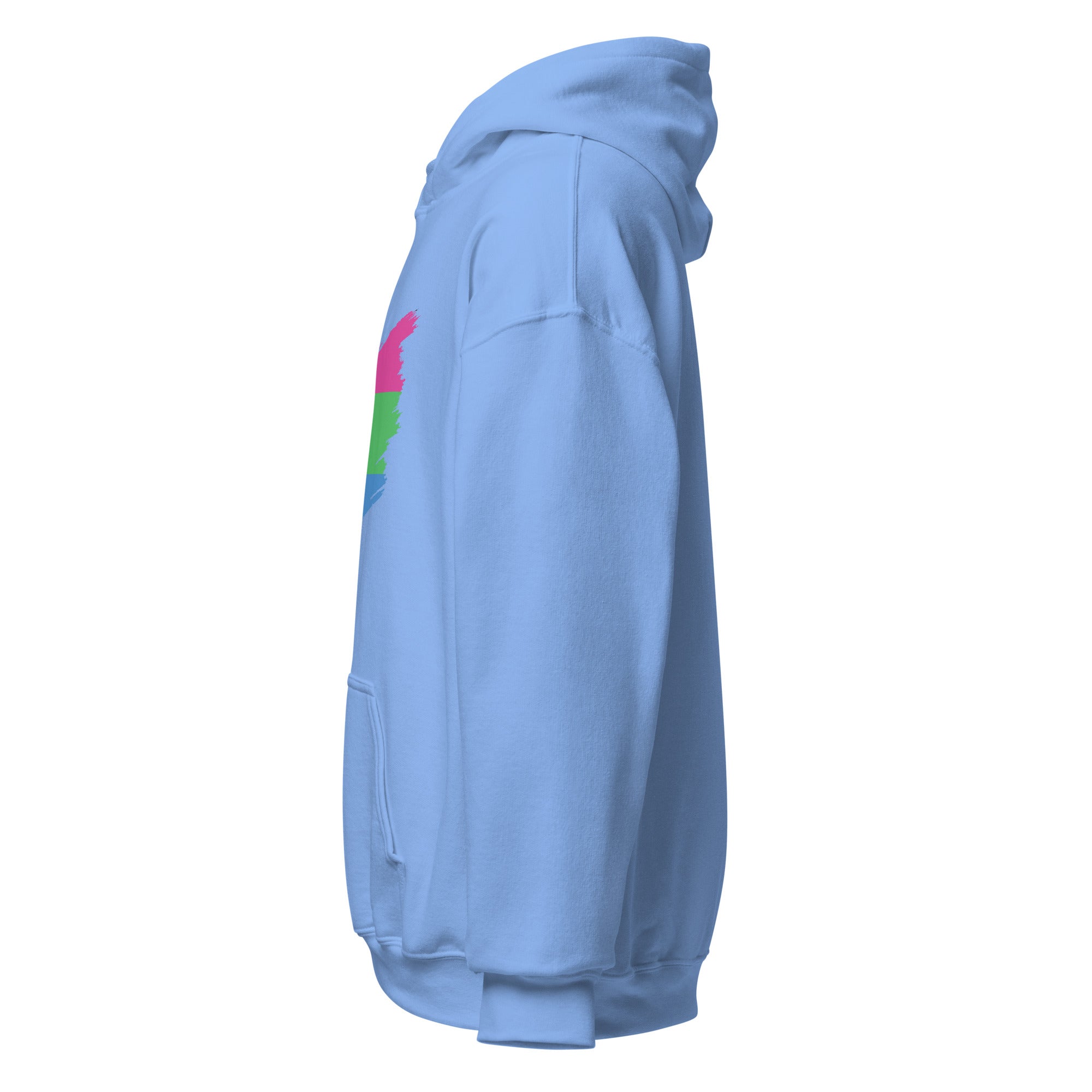 Unisex Hoodie-Polysexual Grunge Flag