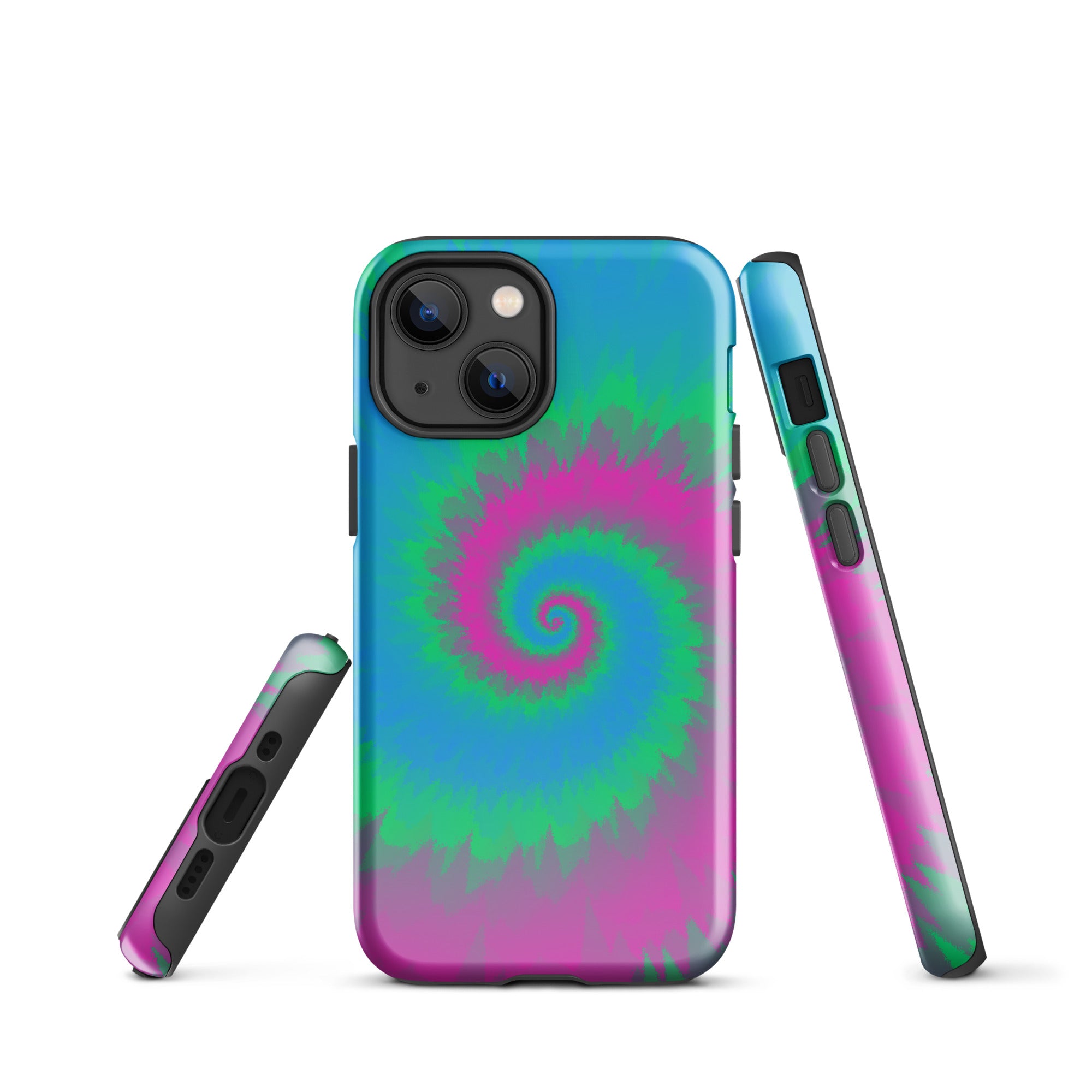 Tough Case for iPhone®-Tie Dye Spiral - Polysexual