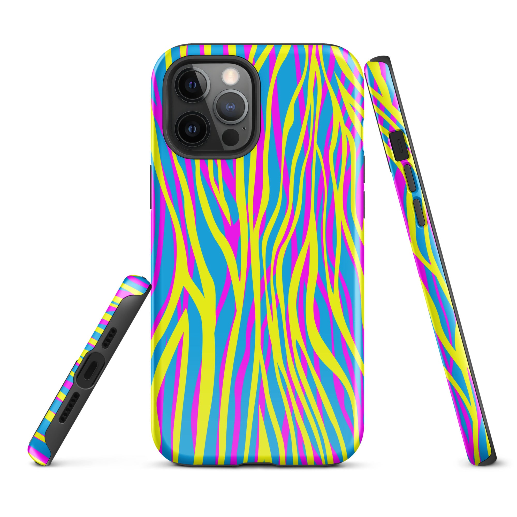 Tough Case for iPhone®- Funky Zebra Pattern IV